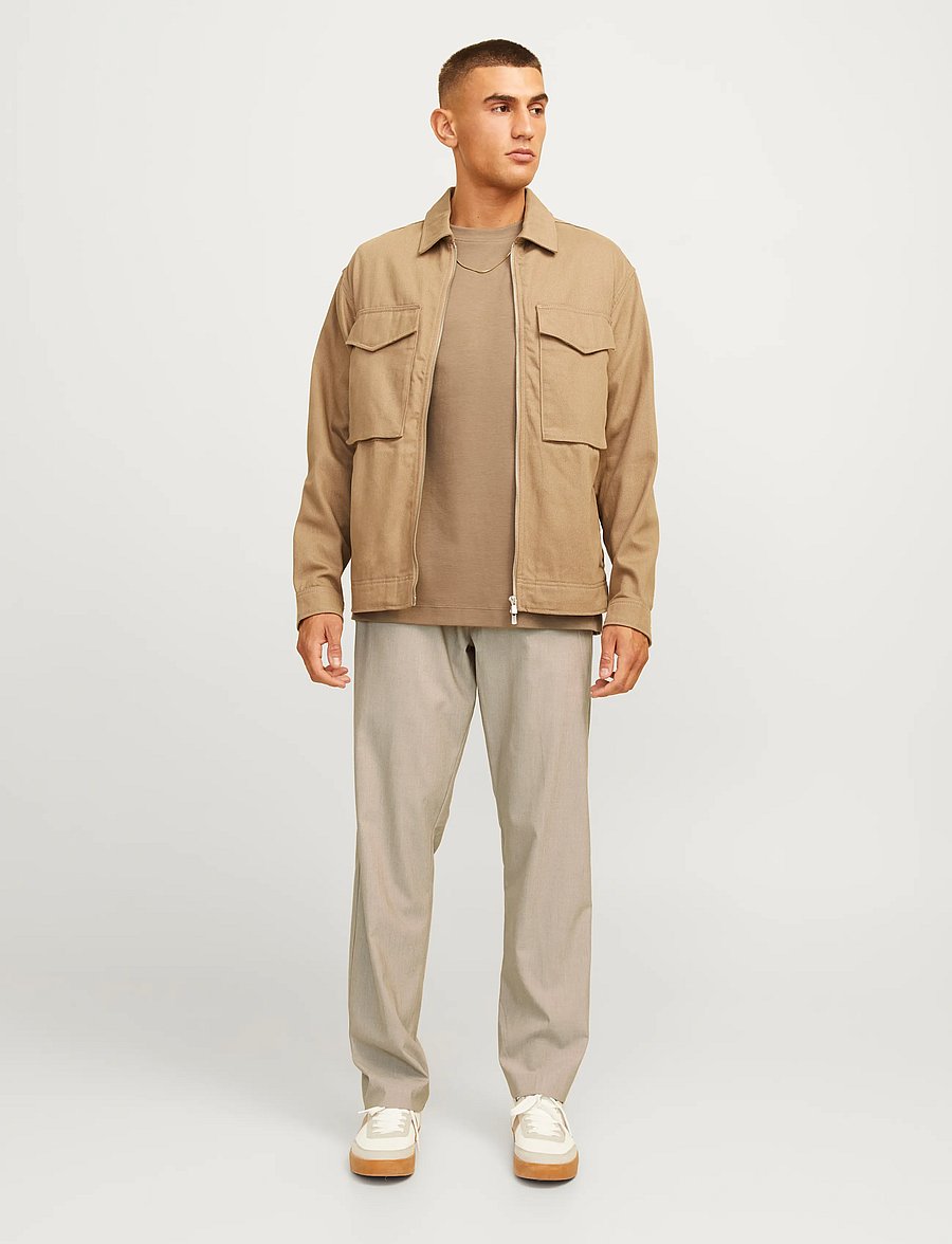 Jack & Jones - JPSTKANE EDWIN JOGGER NOOS - casual byxor - beige - 4