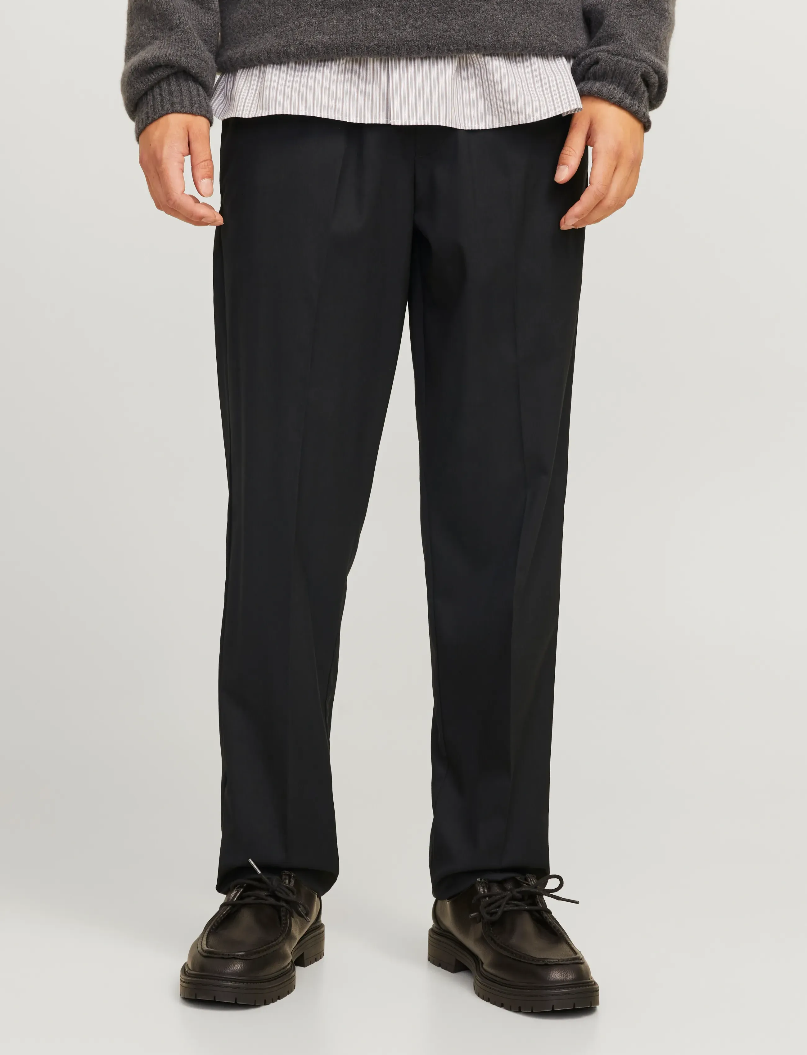 Jack & Jones Jpstkane Edwin Jogger Noos, M, Black, Bukser > Afslappet, Herre