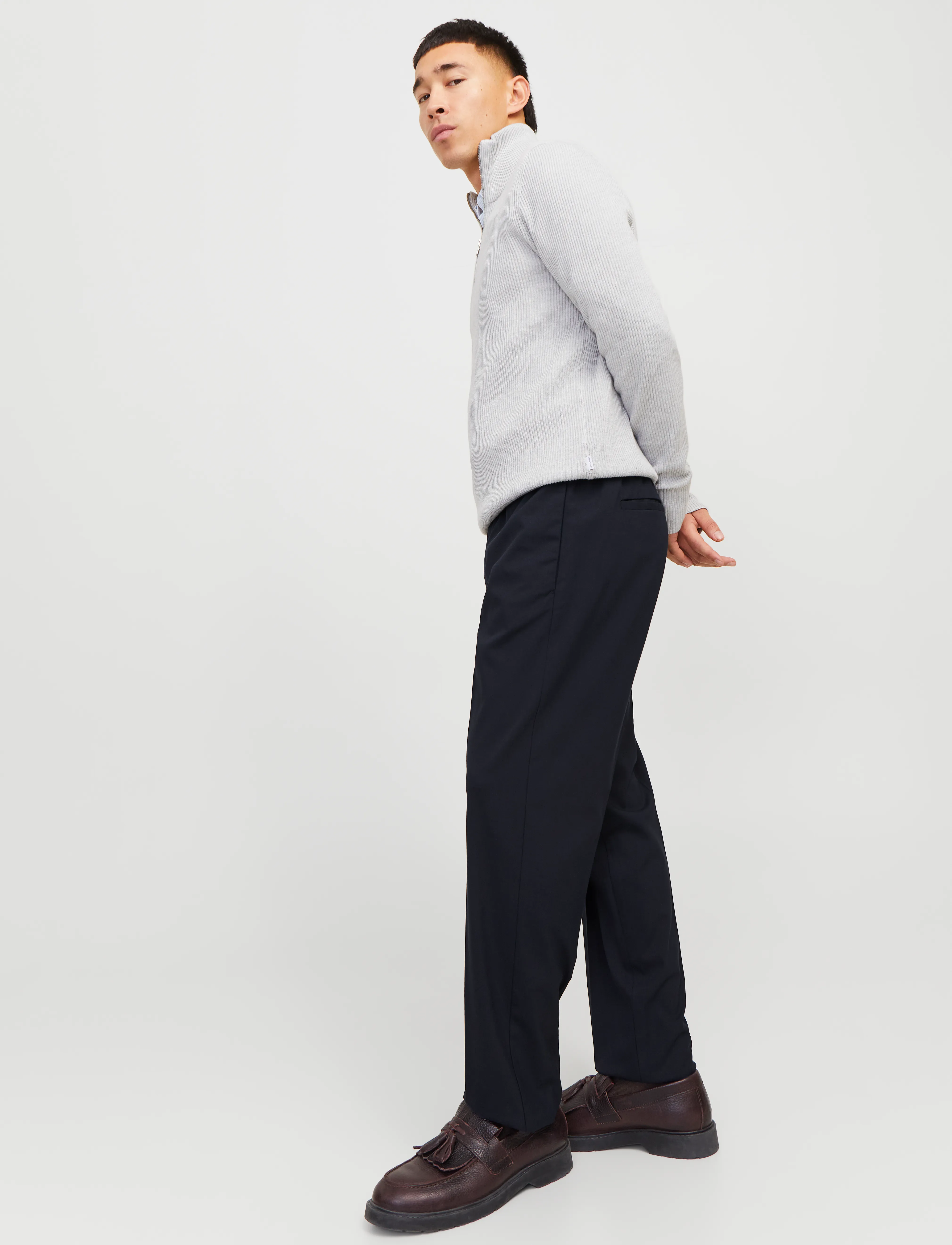 Jack & Jones - JPSTKANE EDWIN JOGGER NOOS - casual byxor - dark navy - 5