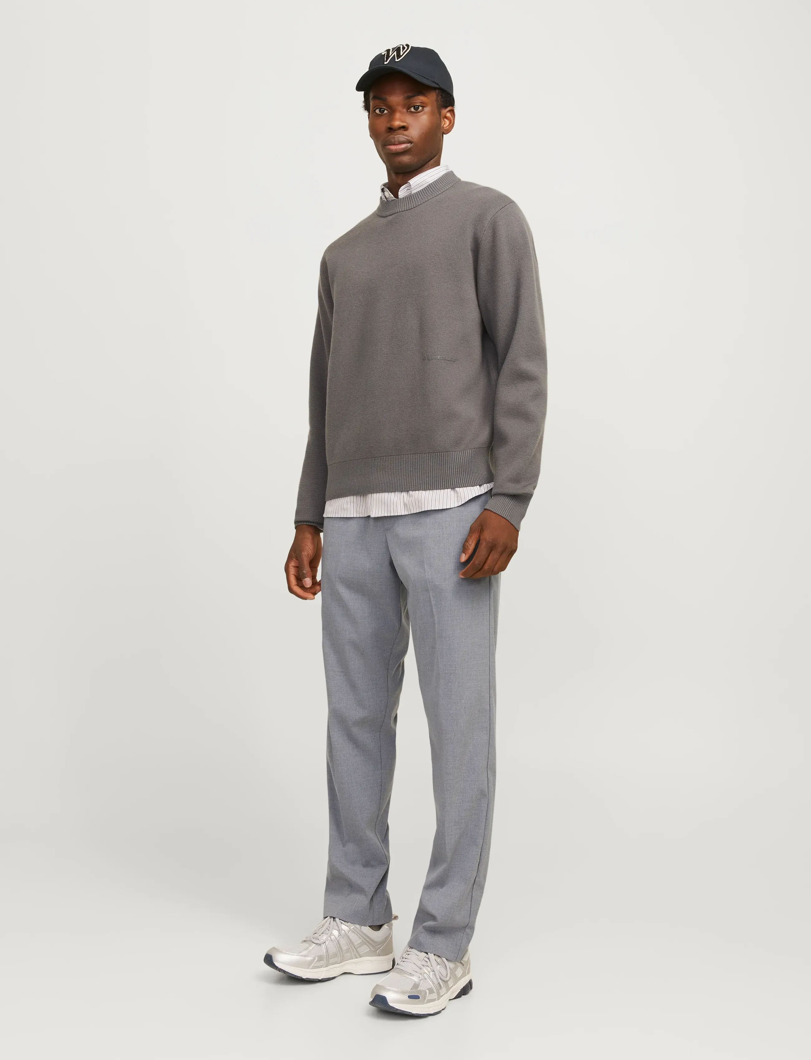 Jack & Jones - JPSTKANE EDWIN JOGGER NOOS - casual - grey melange - 4