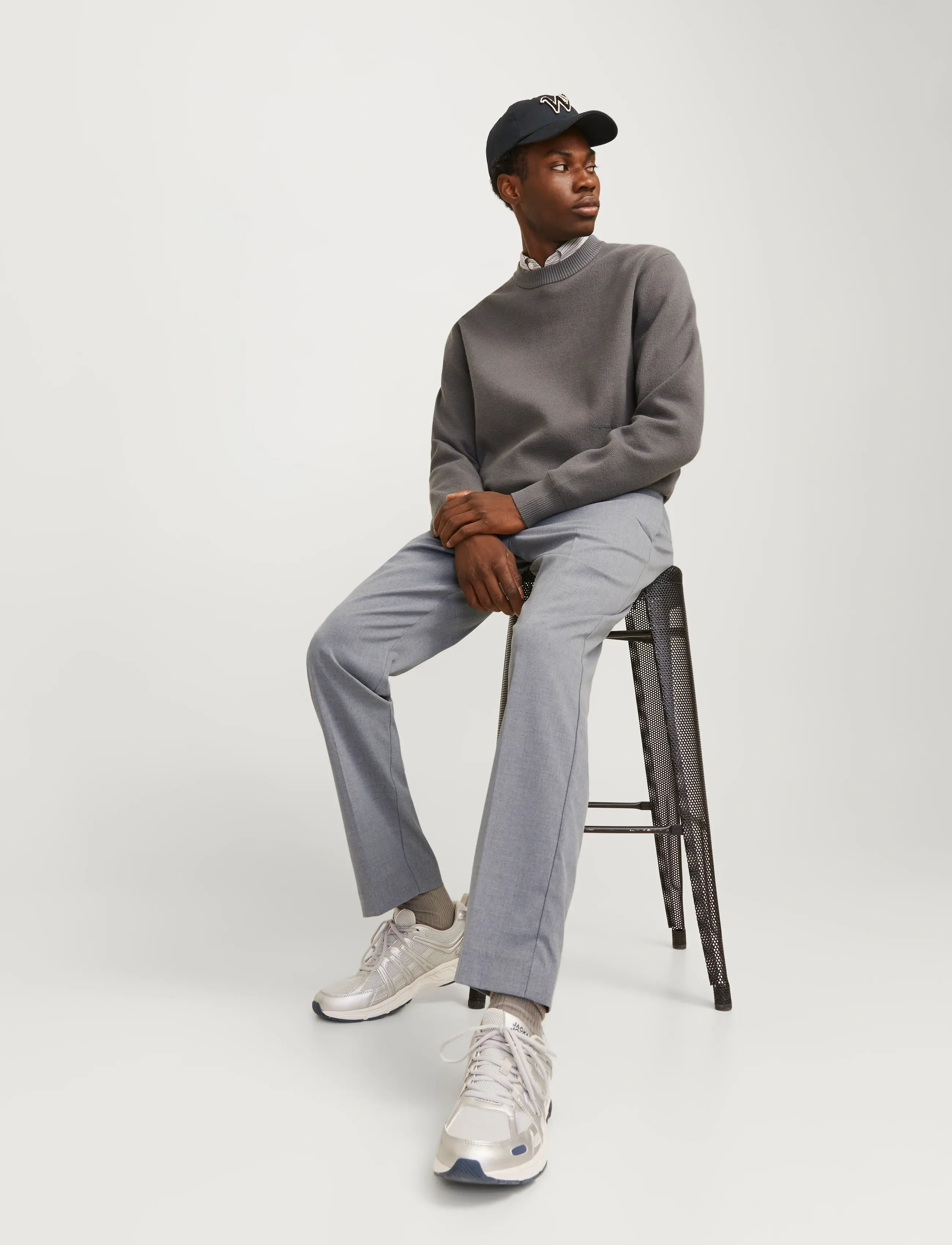 Jack & Jones - JPSTKANE EDWIN JOGGER NOOS - casual - grey melange - 5