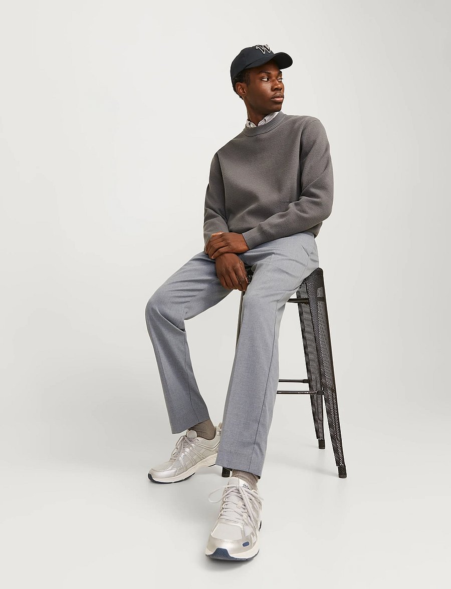 Jack & Jones - JPSTKANE EDWIN JOGGER NOOS - casual - grey melange - 5