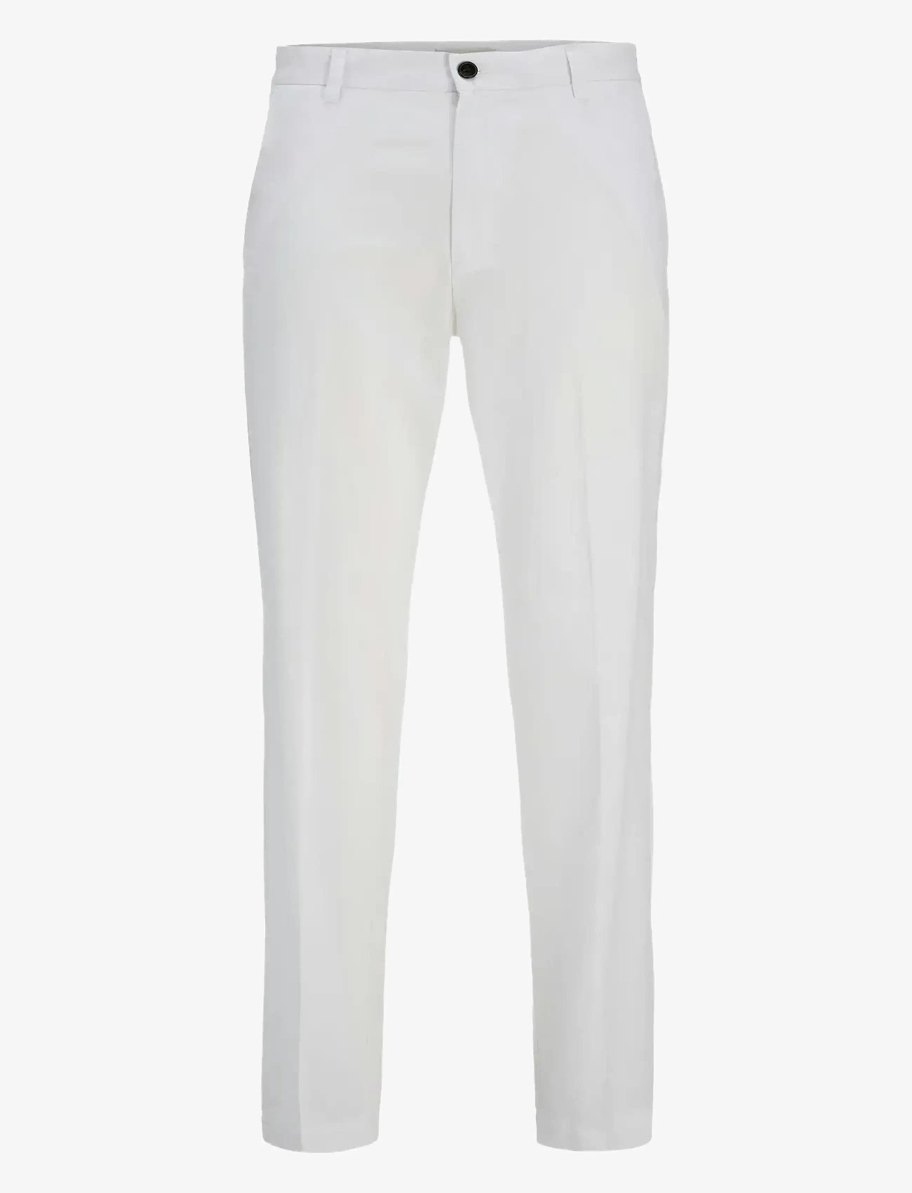 Jack & Jones - JPSTKARL JJSUMMER CHINO LN STYD - pellavahousut - bright white - 0