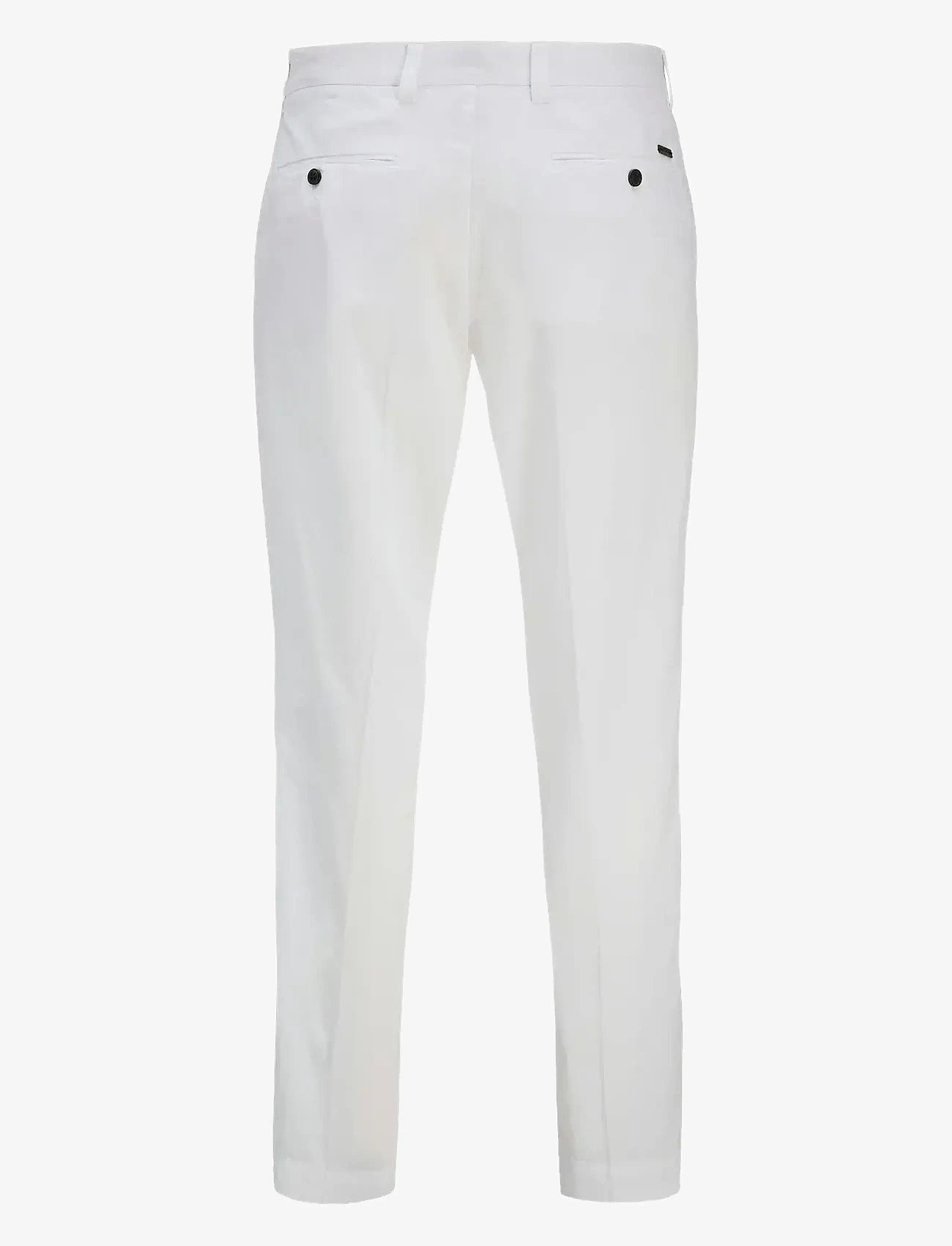 Jack & Jones - JPSTKARL JJSUMMER CHINO LN STYD - pellavahousut - bright white - 1