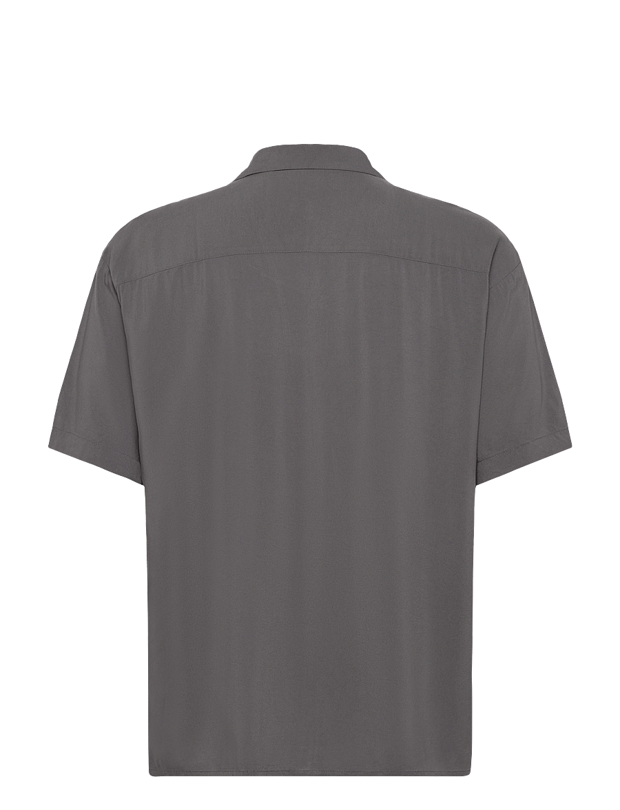 Jack & Jones - JJEJEFF SOLID RESORT SHIRT S/S SN - lyhythihaiset kauluspaidat - castlerock - 2