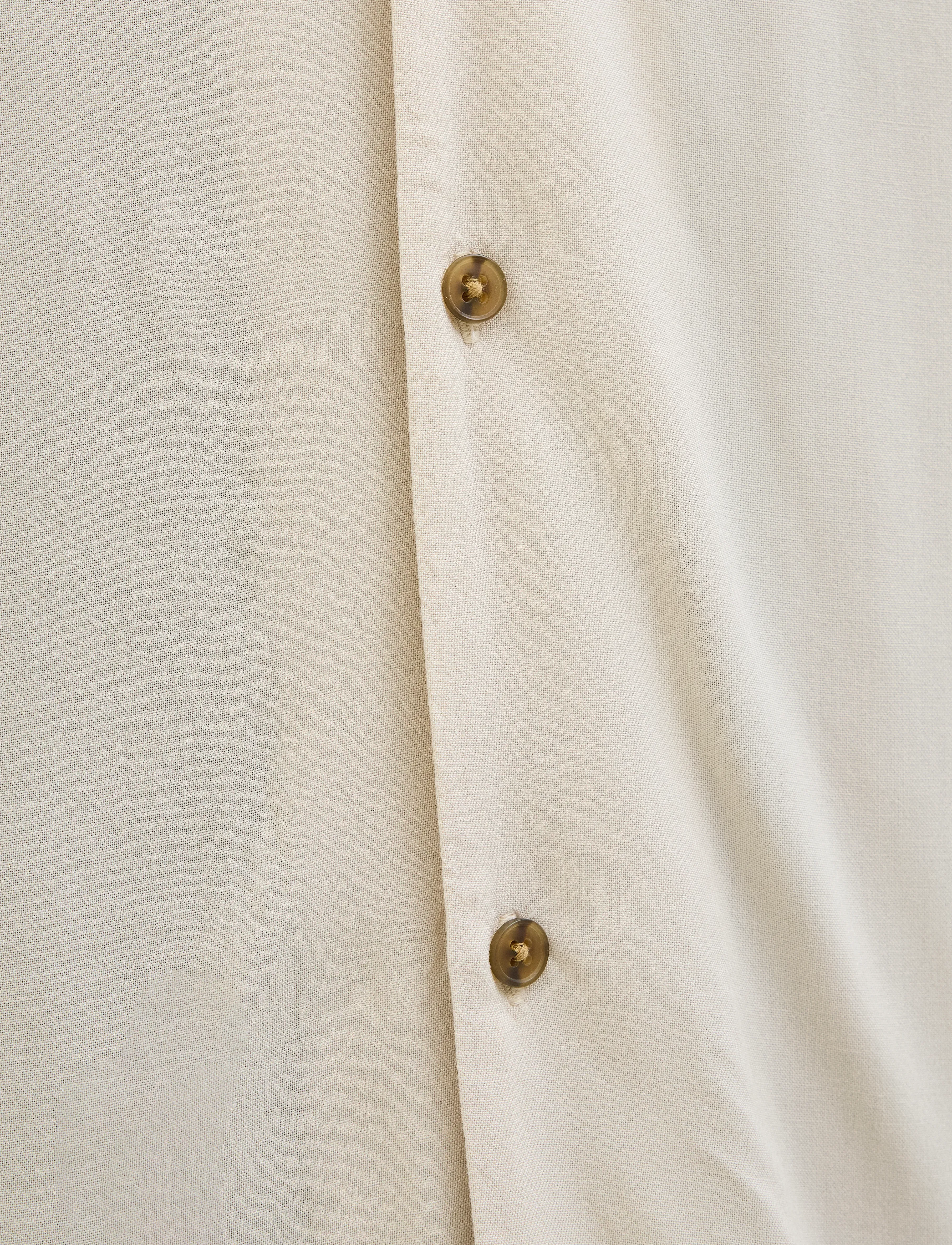 Jack & Jones - JJEJEFF SOLID RESORT SHIRT S/S SN - lyhythihaiset kauluspaidat - moonbeam - 4