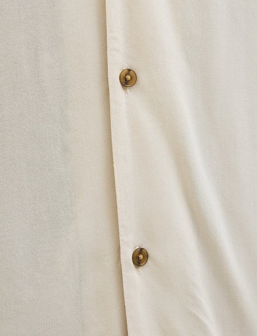 Jack & Jones - JJEJEFF SOLID RESORT SHIRT S/S SN - lyhythihaiset kauluspaidat - moonbeam - 4