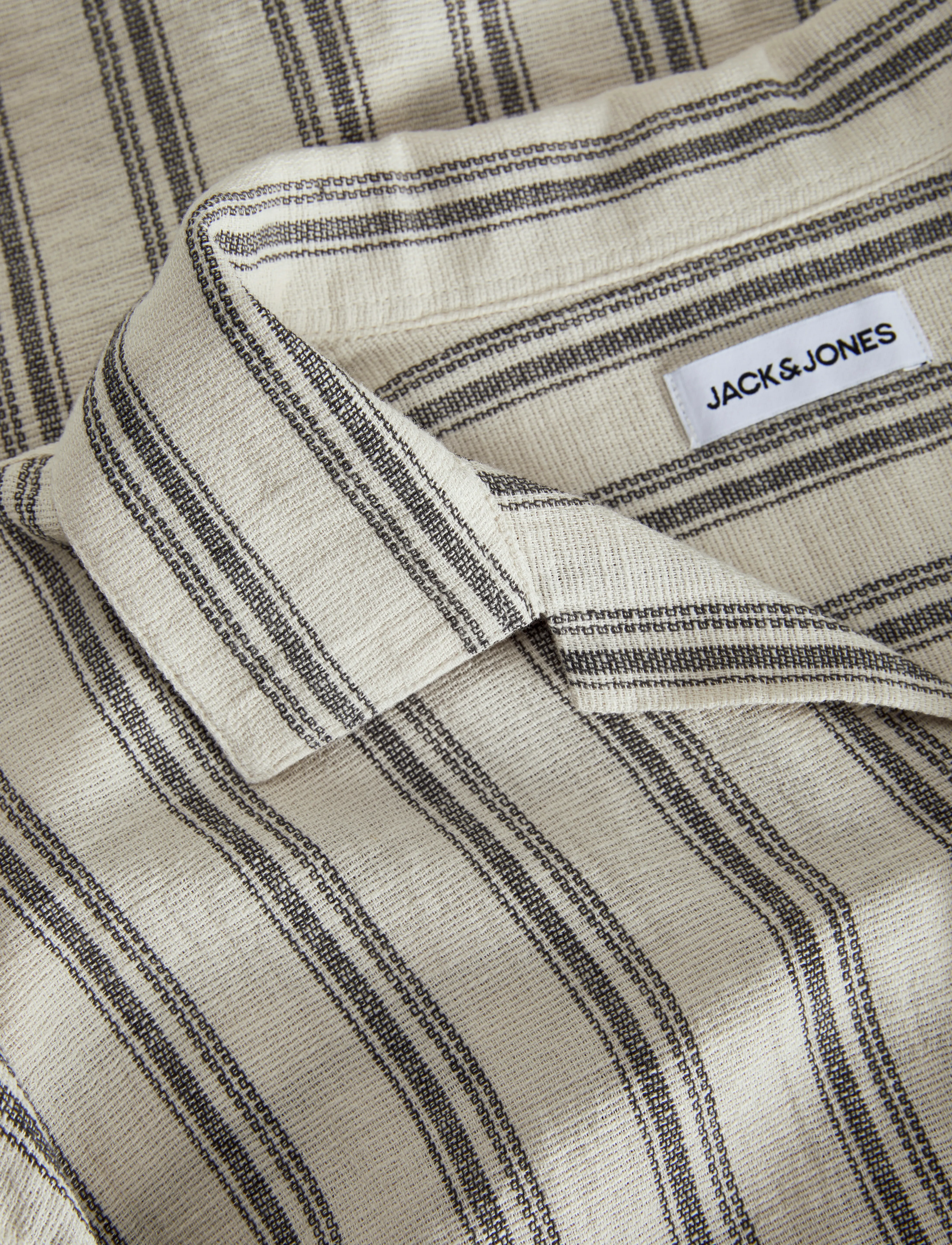 Jack & Jones - JJEENZO STRIPE RESORT SHIRT SS SN - chemises à manches courtes - moonbeam - 3