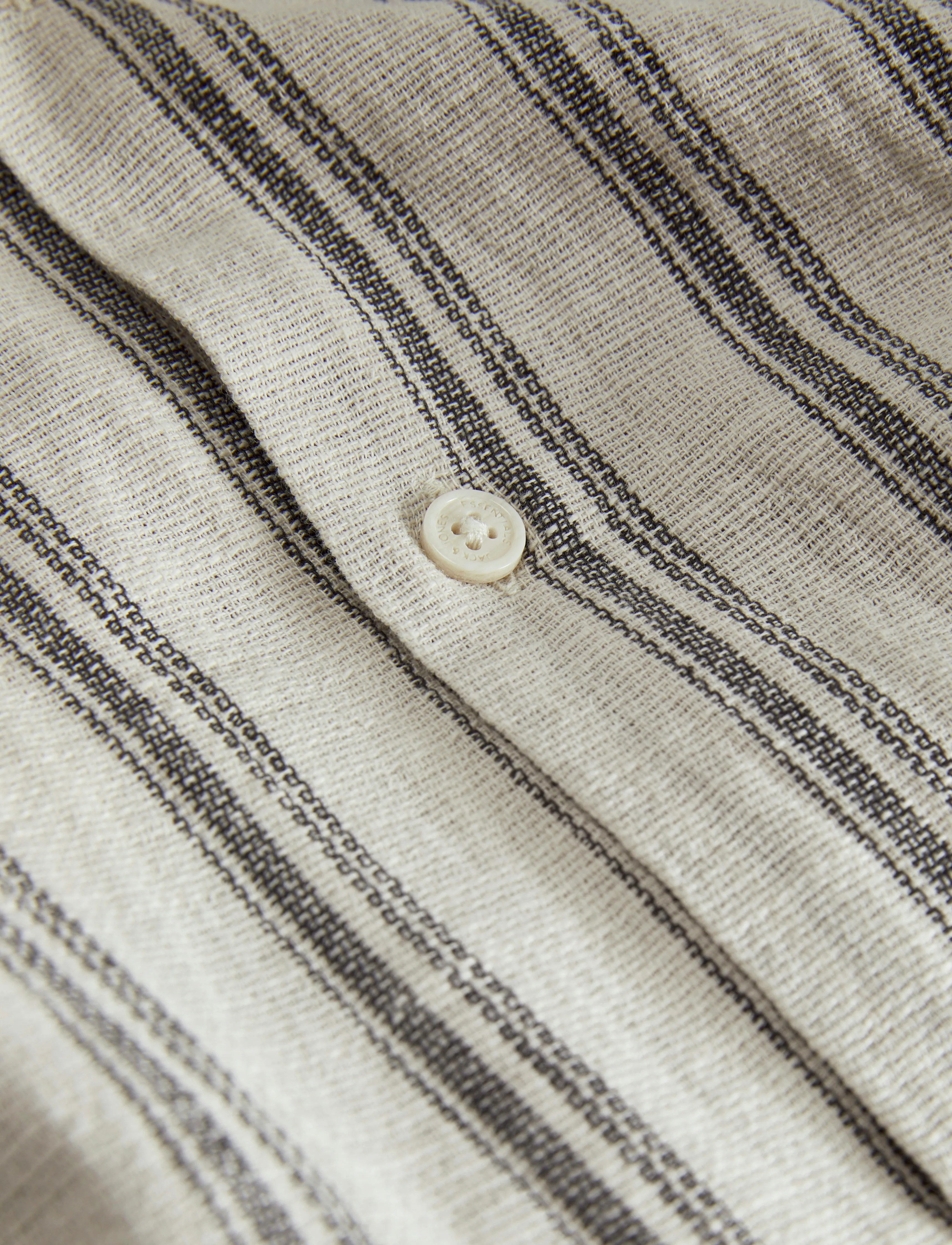Jack & Jones - JJEENZO STRIPE RESORT SHIRT SS SN - chemises à manches courtes - moonbeam - 4
