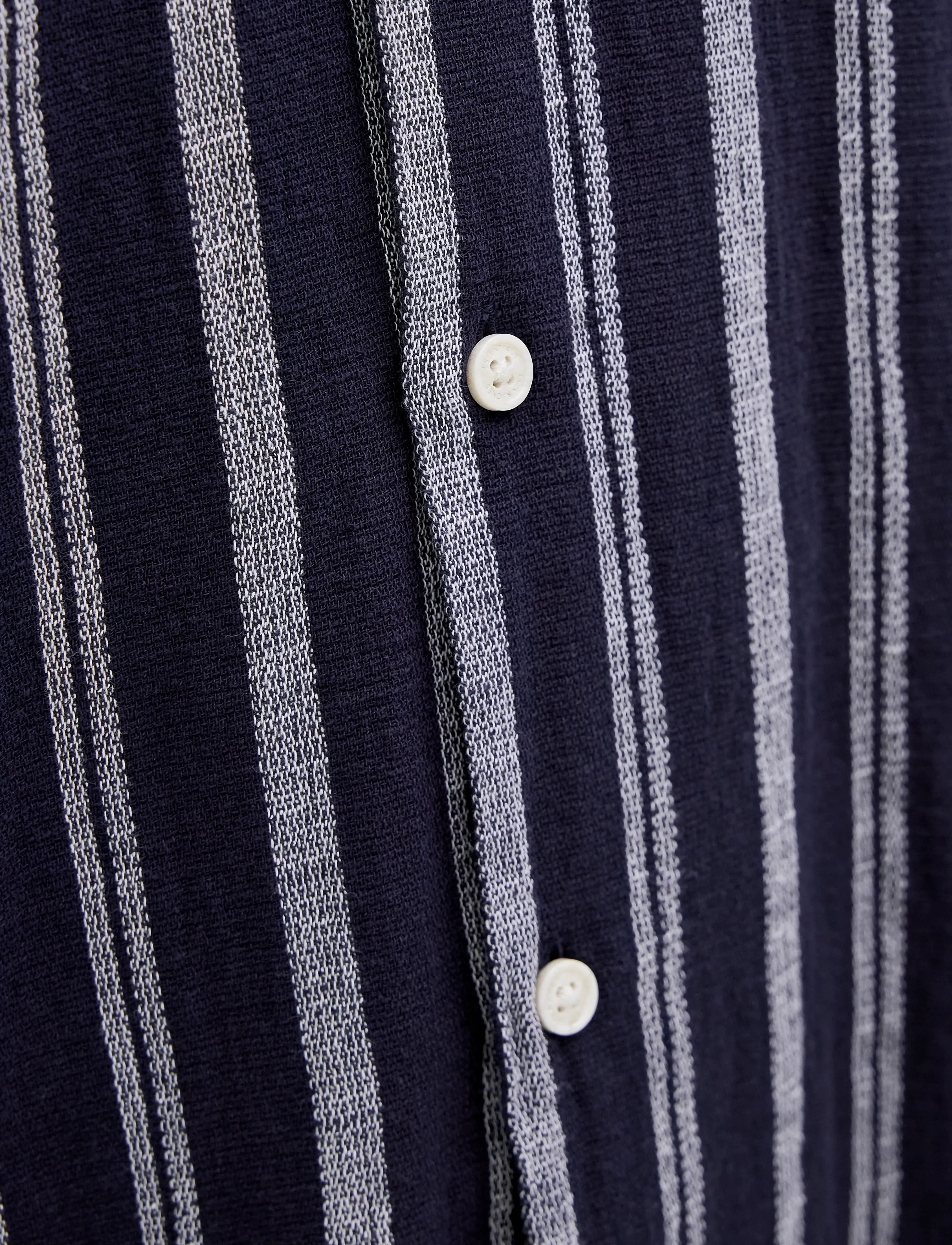 Jack & Jones - JJEENZO STRIPE RESORT SHIRT SS SN - lyhythihaiset kauluspaidat - sky captain - 3