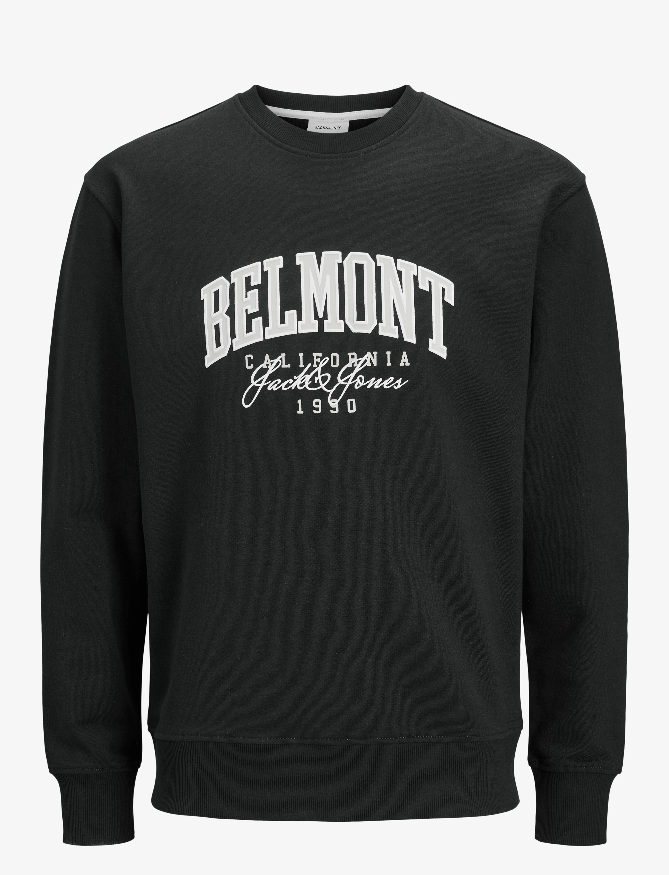 Jack & Jones JJDETROIT SWEAT CREW NECK - Sweatshirts & hættetrøjer - BLACK / black