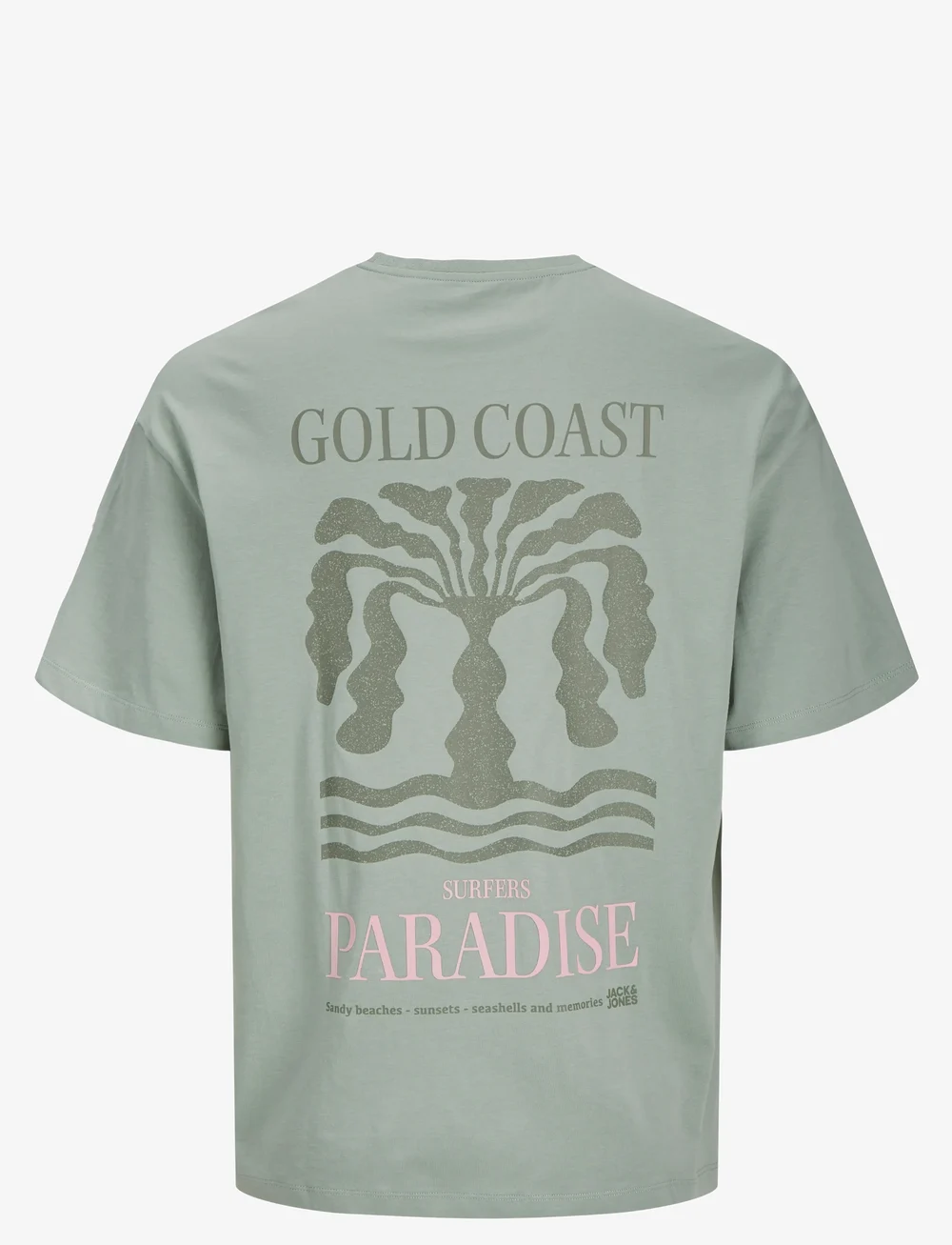 Jack & Jones - JJEAMES TEE SS CREW NECK - kortærmede t-shirts - iceberg green - 2