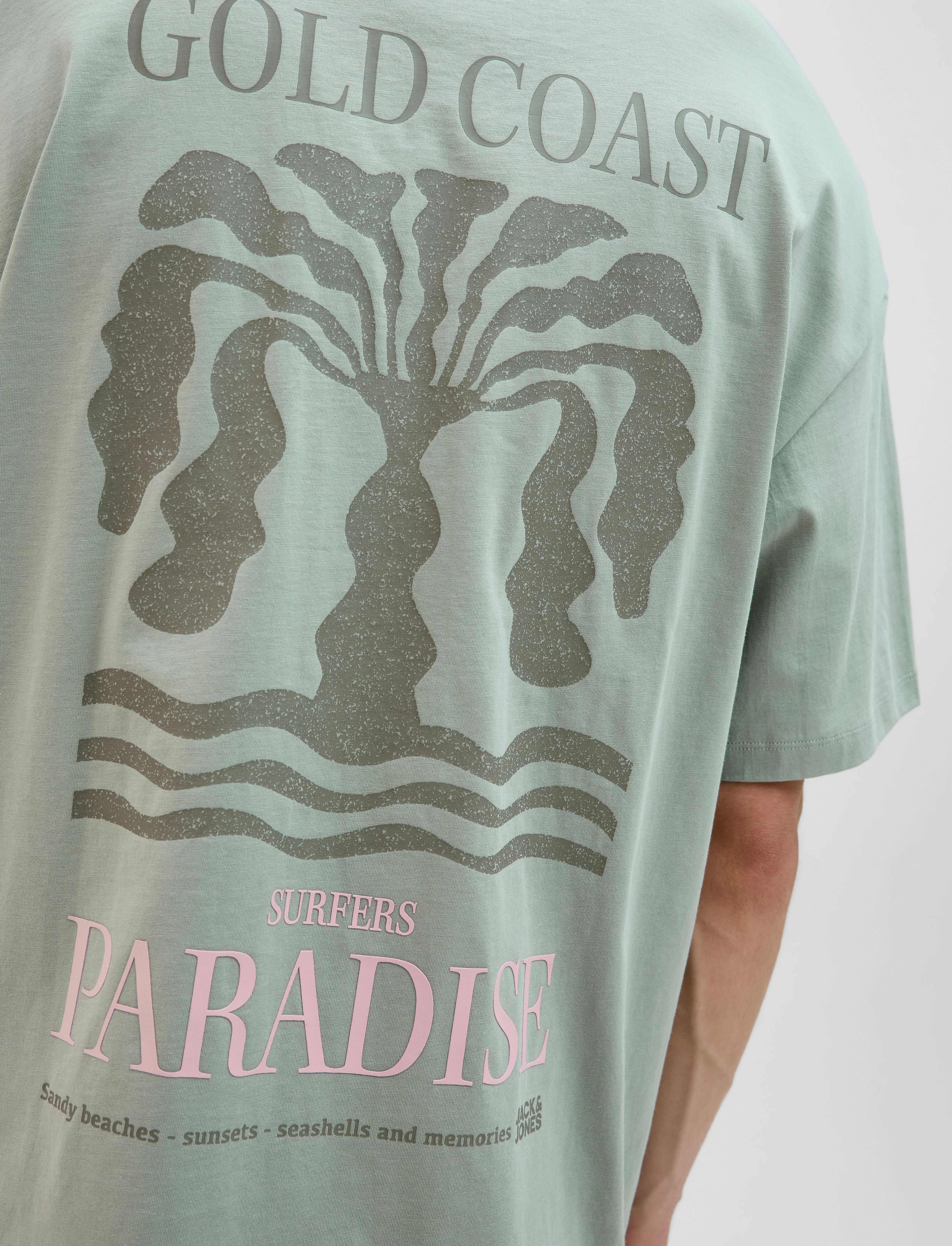 Jack & Jones - JJEAMES TEE SS CREW NECK - iceberg green - 4
