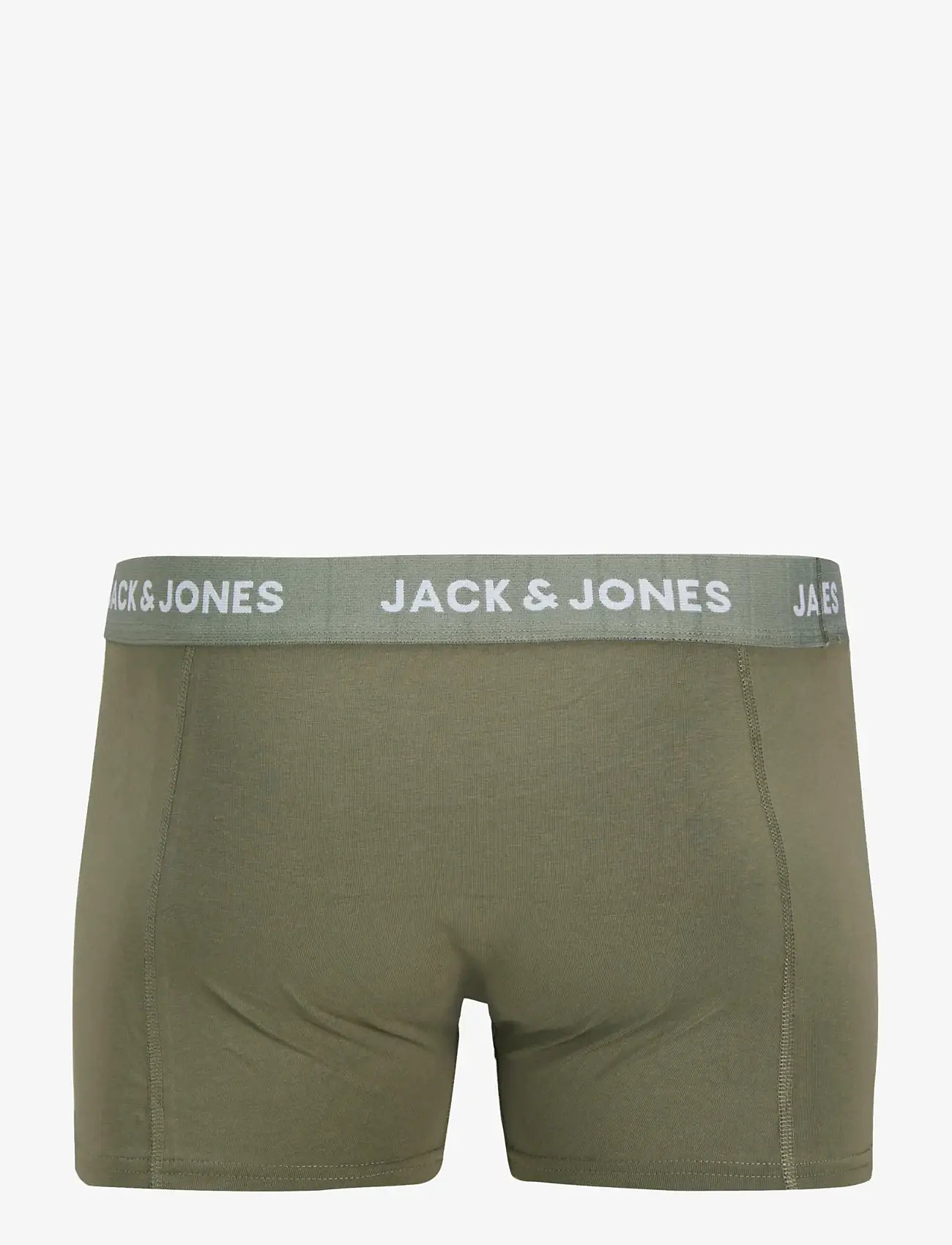 Jack & Jones - JACROB SOLID TRUNKS 3 PACK SN - lägsta priserna - agave green - 1