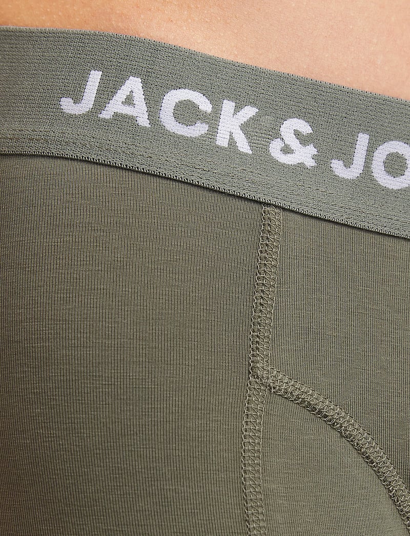 Jack & Jones - JACROB SOLID TRUNKS 3 PACK SN - boxers - agave green - 4