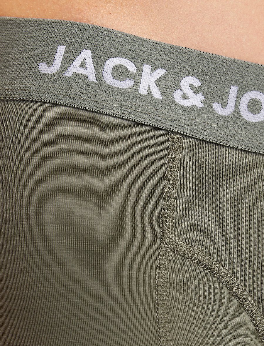 Jack & Jones - JACROB SOLID TRUNKS 3 PACK SN - boxer briefs - agave green - 4