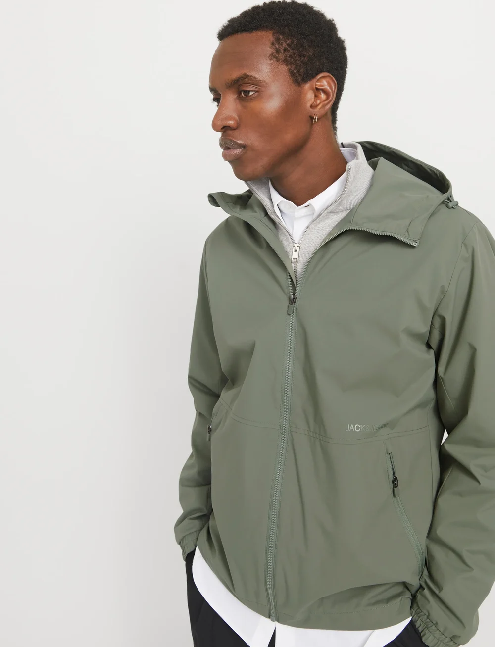 Jack & Jones - JJEURBAN LIGHT JACKET SN - höstjackor - agave green - 4
