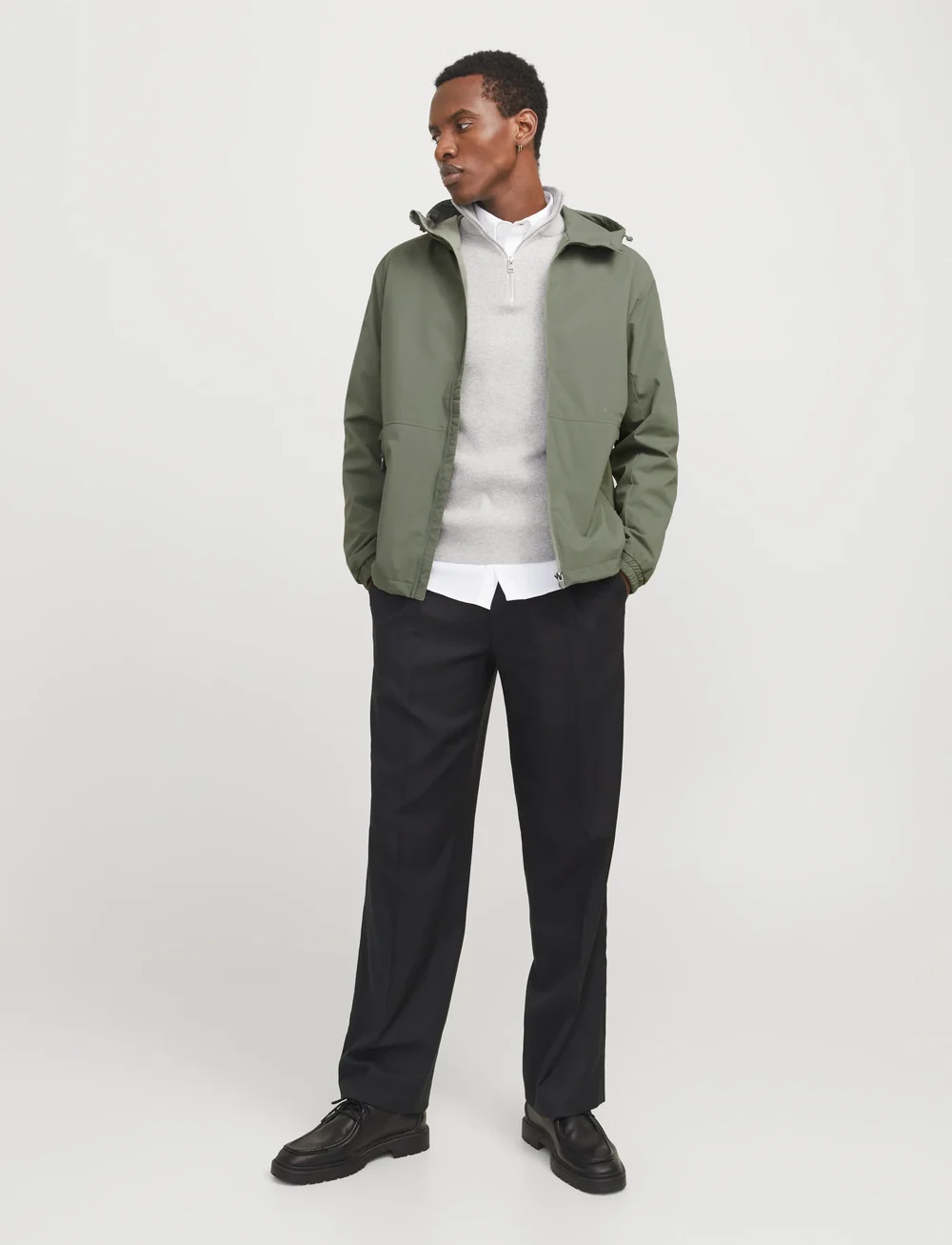 Jack & Jones - JJEURBAN LIGHT JACKET SN - höstjackor - agave green - 5