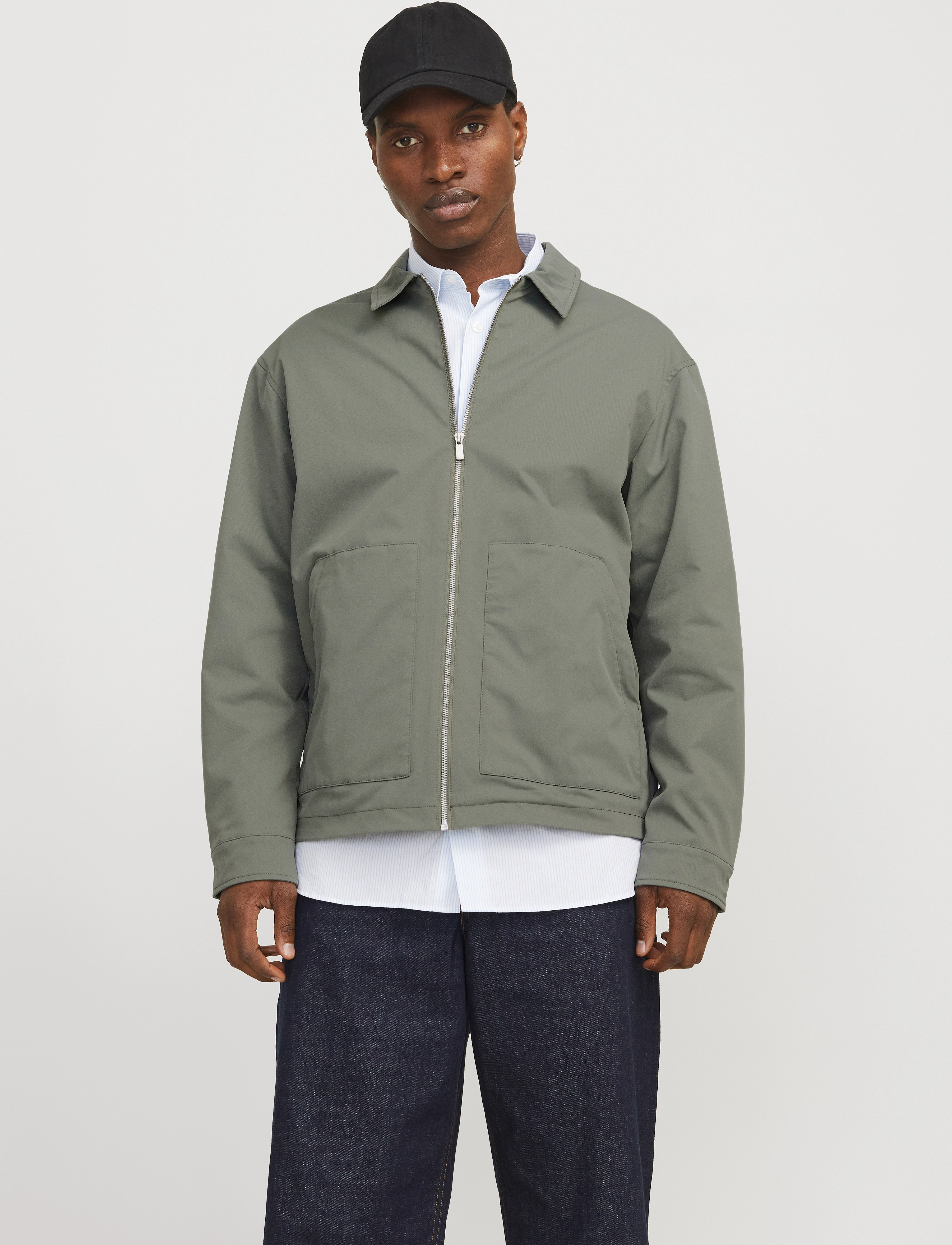 Jack & Jones JJWINSON WORKER JACKET - Vindjakker - AGAVE GREEN / green