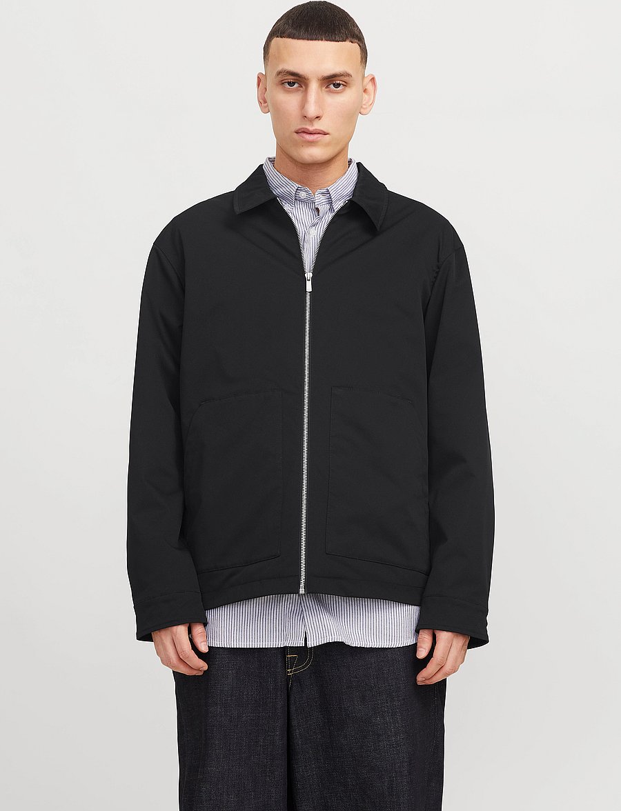 Jack & Jones - JJWINSON WORKER JACKET - sügisjoped - black - 0