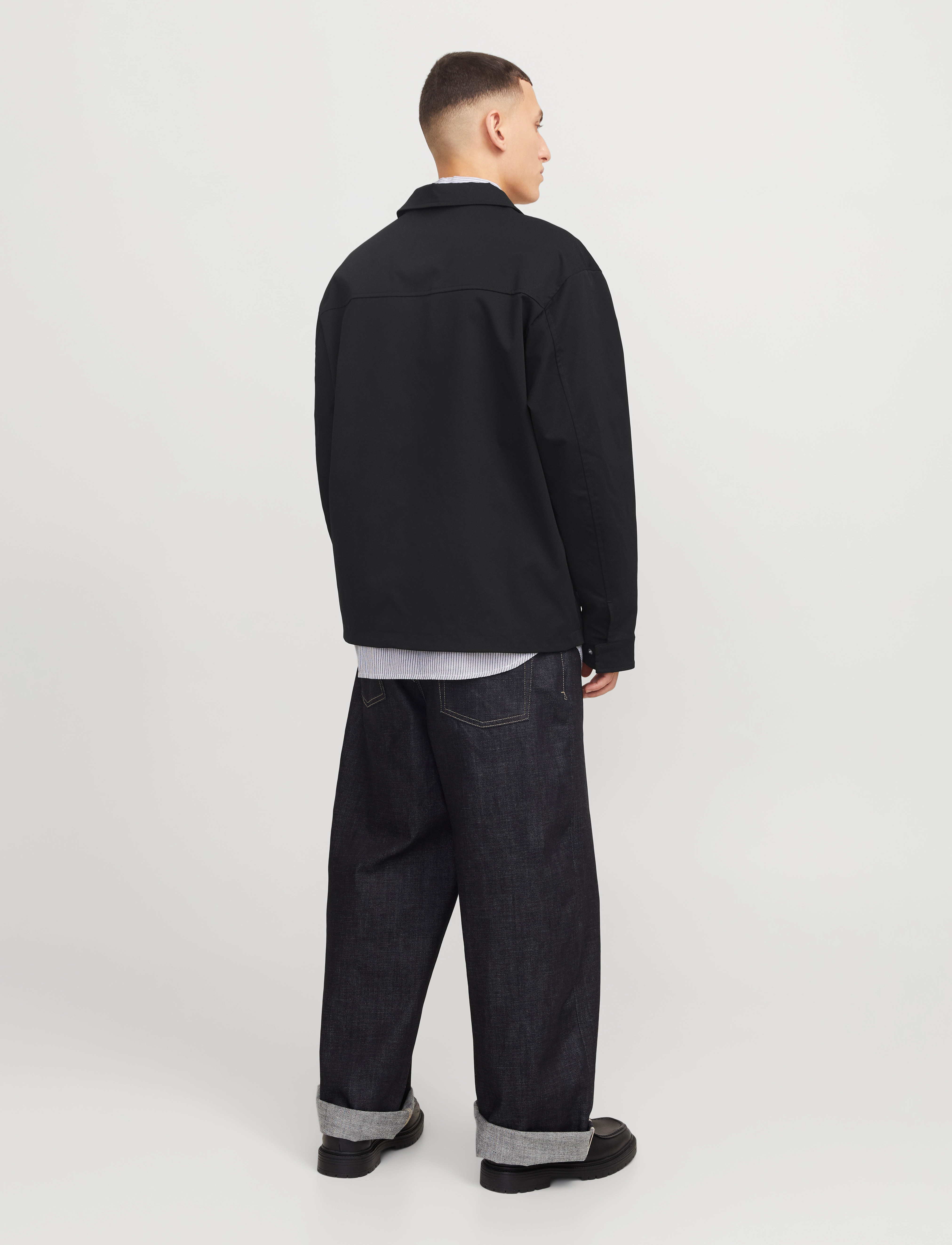 Jack & Jones - JJWINSON WORKER JACKET - lentejassen - black - 2