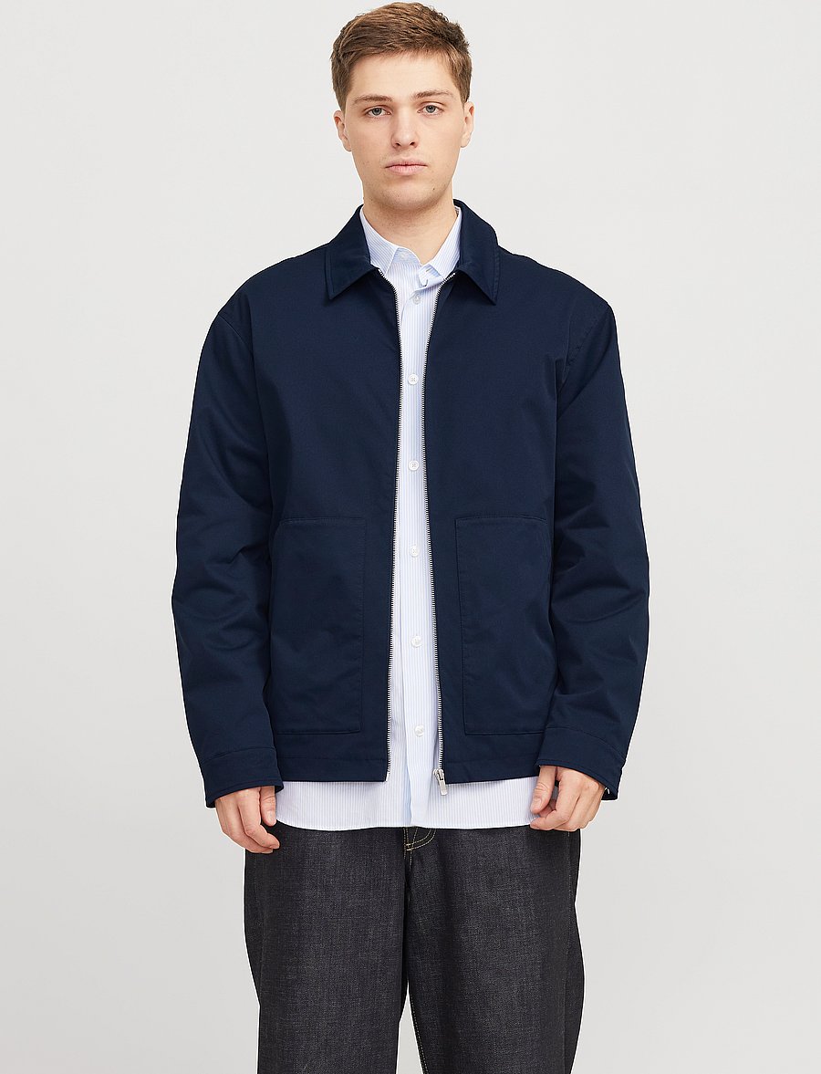 Jack & Jones - JJWINSON WORKER JACKET - höstjackor - navy blazer - 0