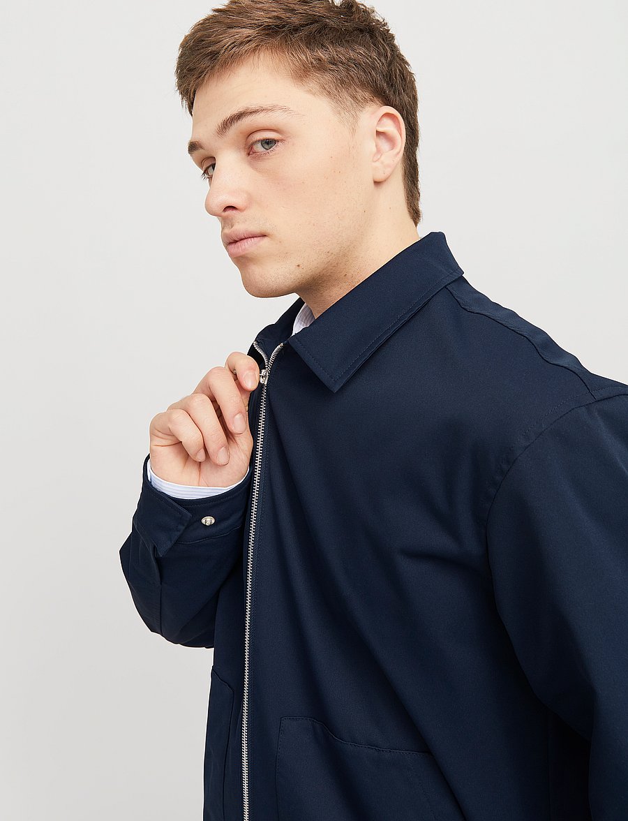 Jack & Jones - JJWINSON WORKER JACKET - höstjackor - navy blazer - 4