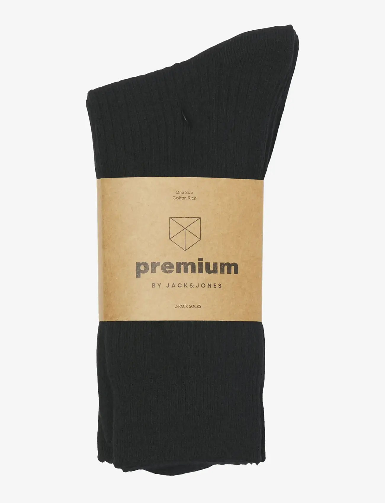 Jack & Jones - JAC PREMIUM SOCKS 2 PACK NOOS - chaussettes crew - black - 1
