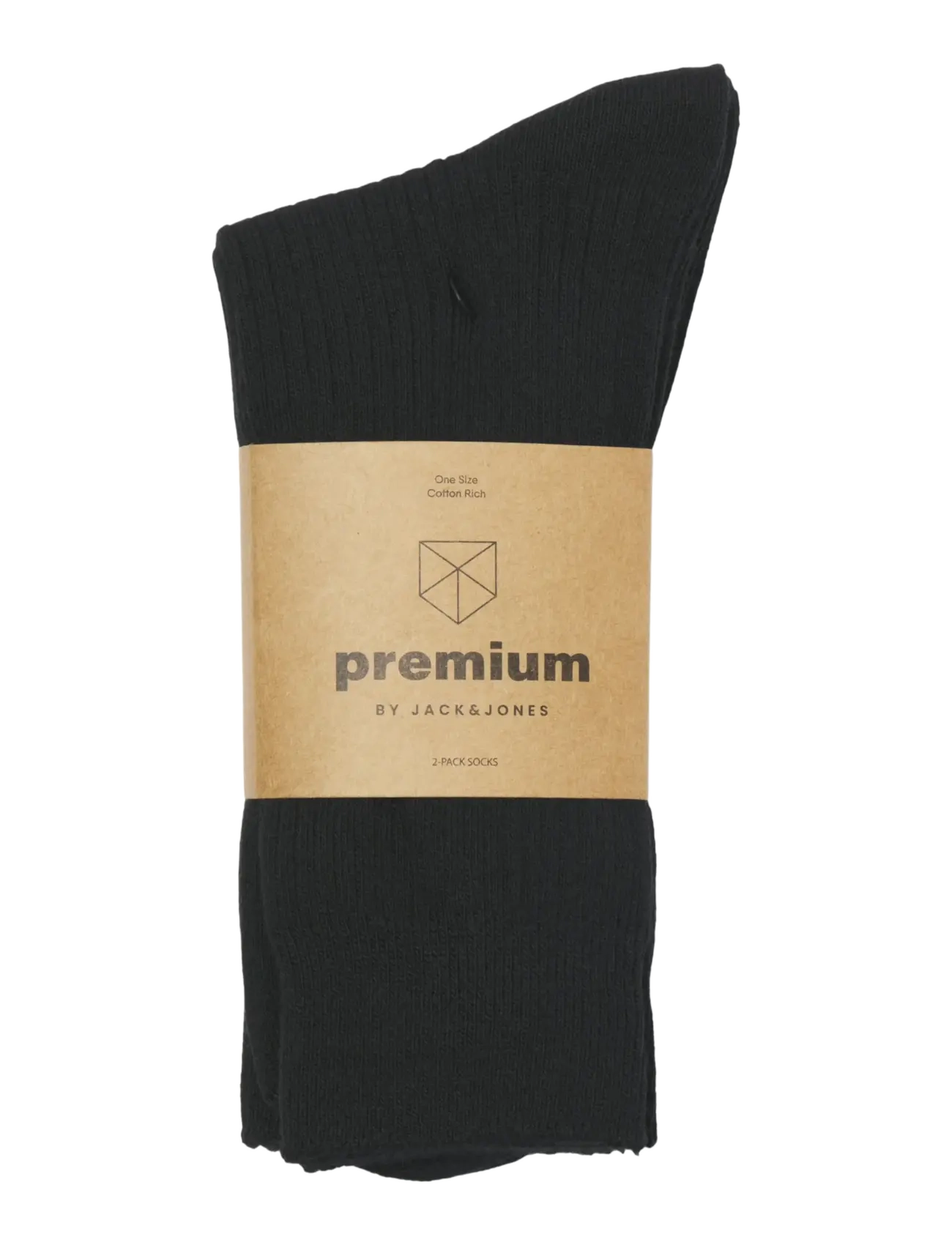 Jack & Jones - JAC PREMIUM SOCKS 2 PACK NOOS - crew-socken - black - 1