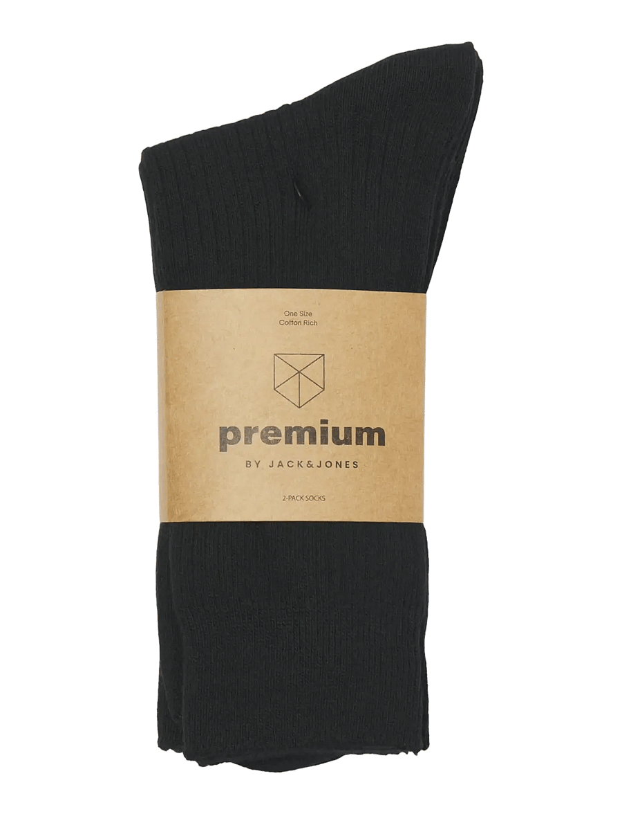 Jack & Jones - JAC PREMIUM SOCKS 2 PACK NOOS - tennissocken - black - 1