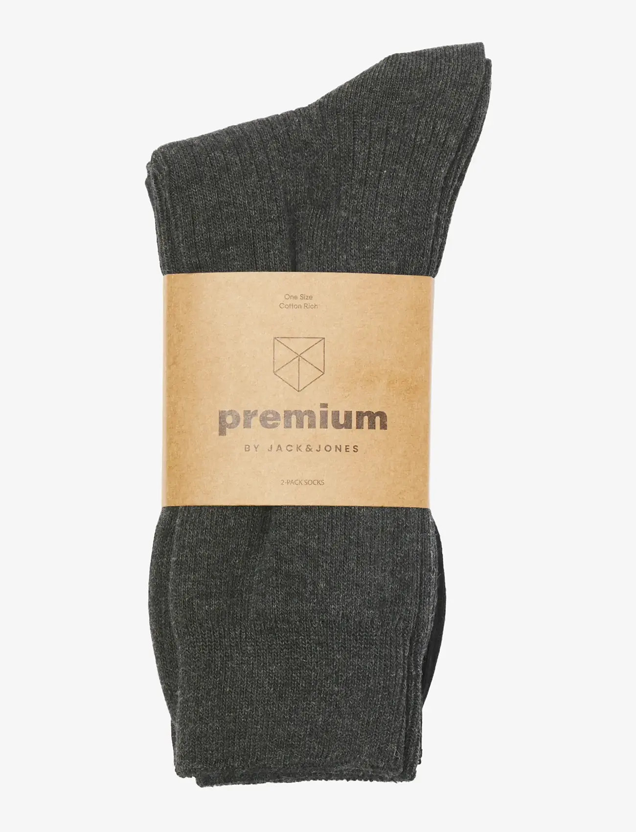 Jack & Jones - JAC PREMIUM SOCKS 2 PACK NOOS - klassikalised sokid - black - 1