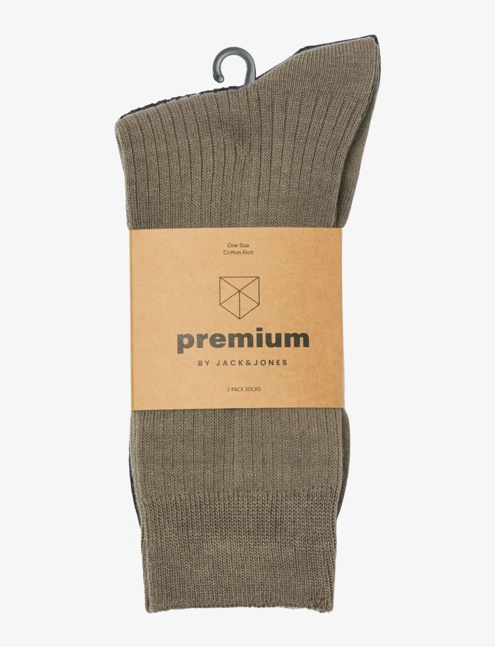 Jack & Jones - JAC PREMIUM SOCKS 2 PACK NOOS - vanliga strumpor - black beauty - 2