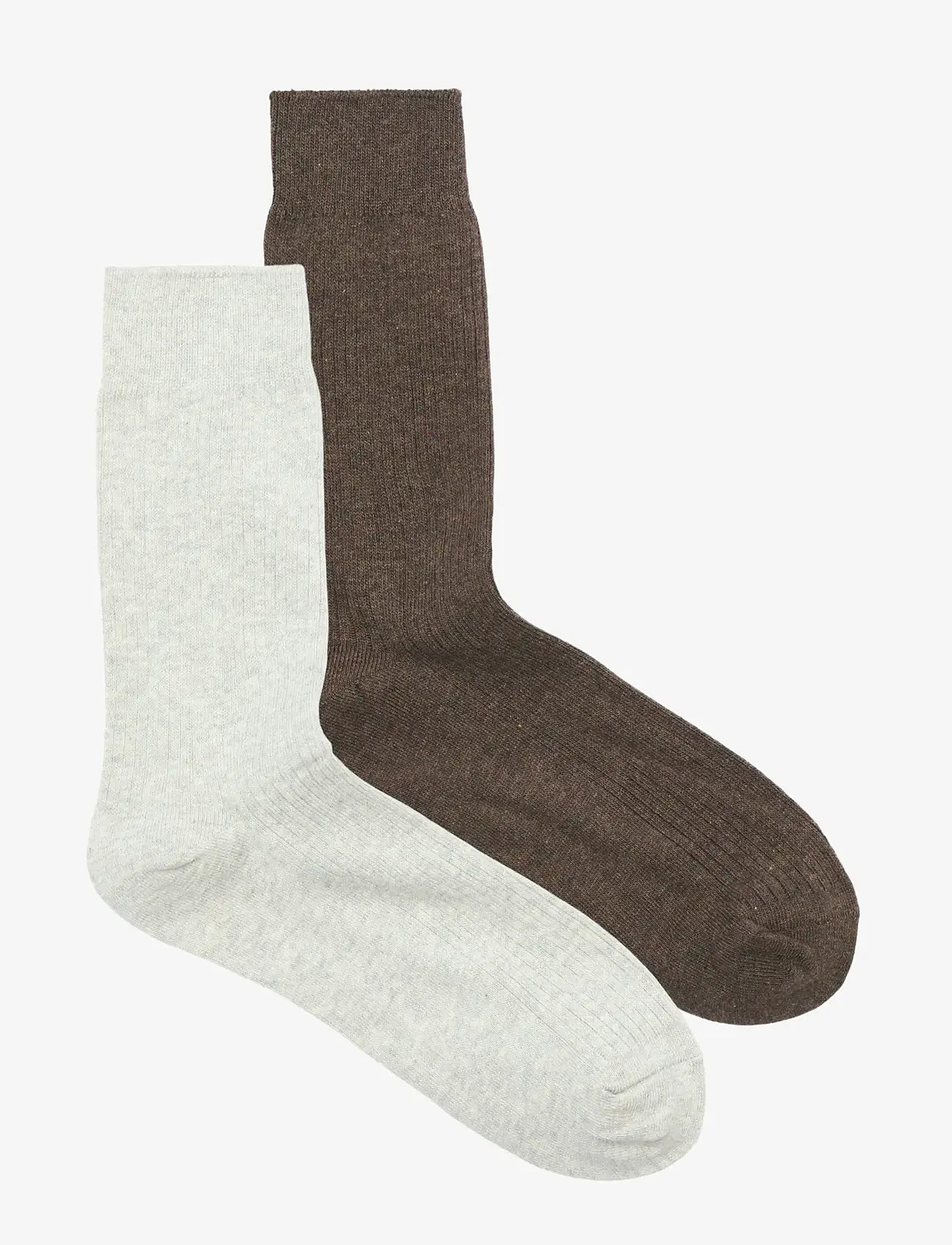 Jack & Jones - JAC PREMIUM SOCKS 2 PACK NOOS - vanliga strumpor - light grey melange - 0