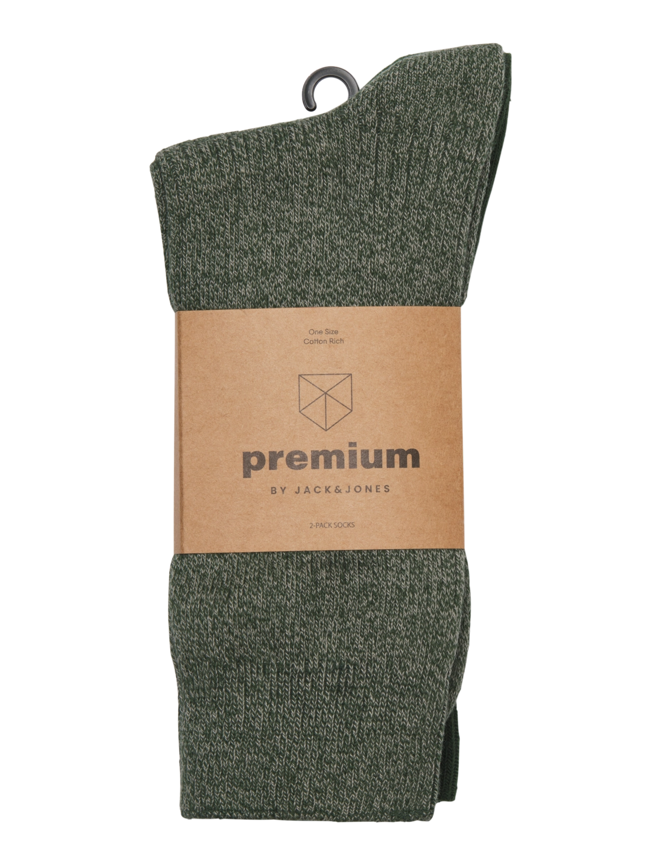 Jack & Jones - JAC PREMIUM SOCKS 2 PACK NOOS - tennissocken - pineneedle - 1