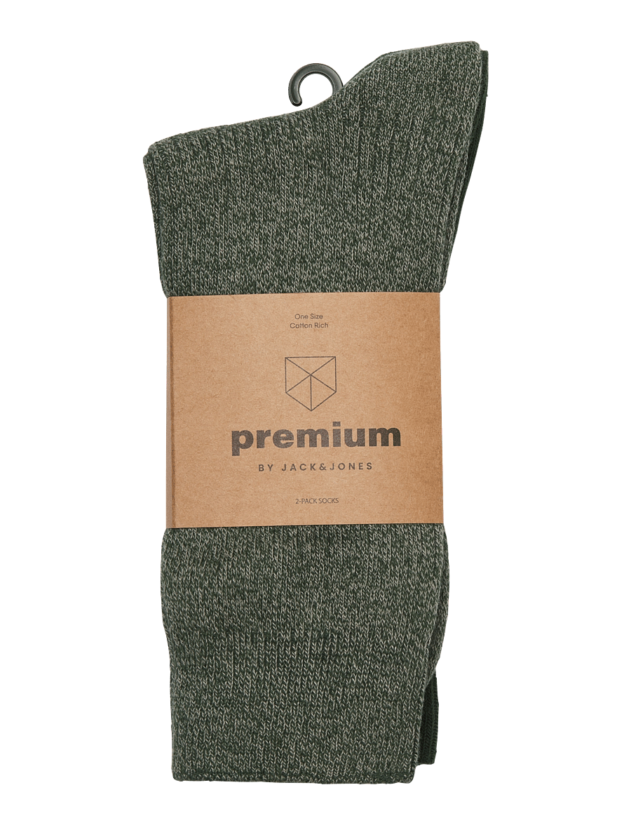 Jack & Jones - JAC PREMIUM SOCKS 2 PACK NOOS - tennissocken - pineneedle - 1