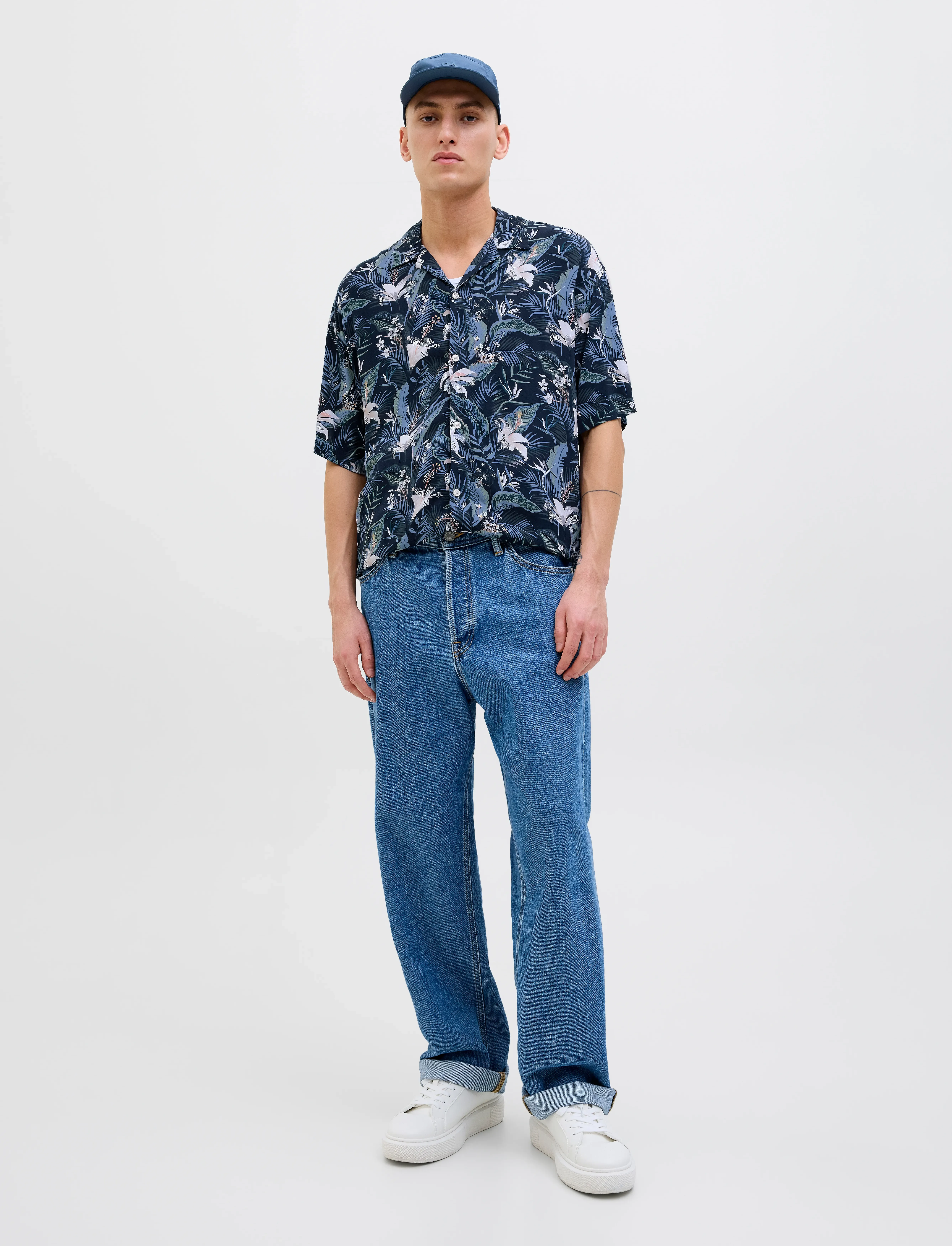 JACK & JONES Jjejeff Tropical Aop Resort Shirt Ss Sn kortärmade skjortor herr – bild 6