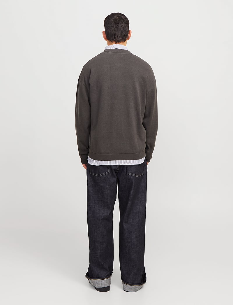 Jack & Jones - JJCALVIN KNIT BOMBER CARDIGAN - pullover mit durchgehendem reißverschluss - castlerock - 2