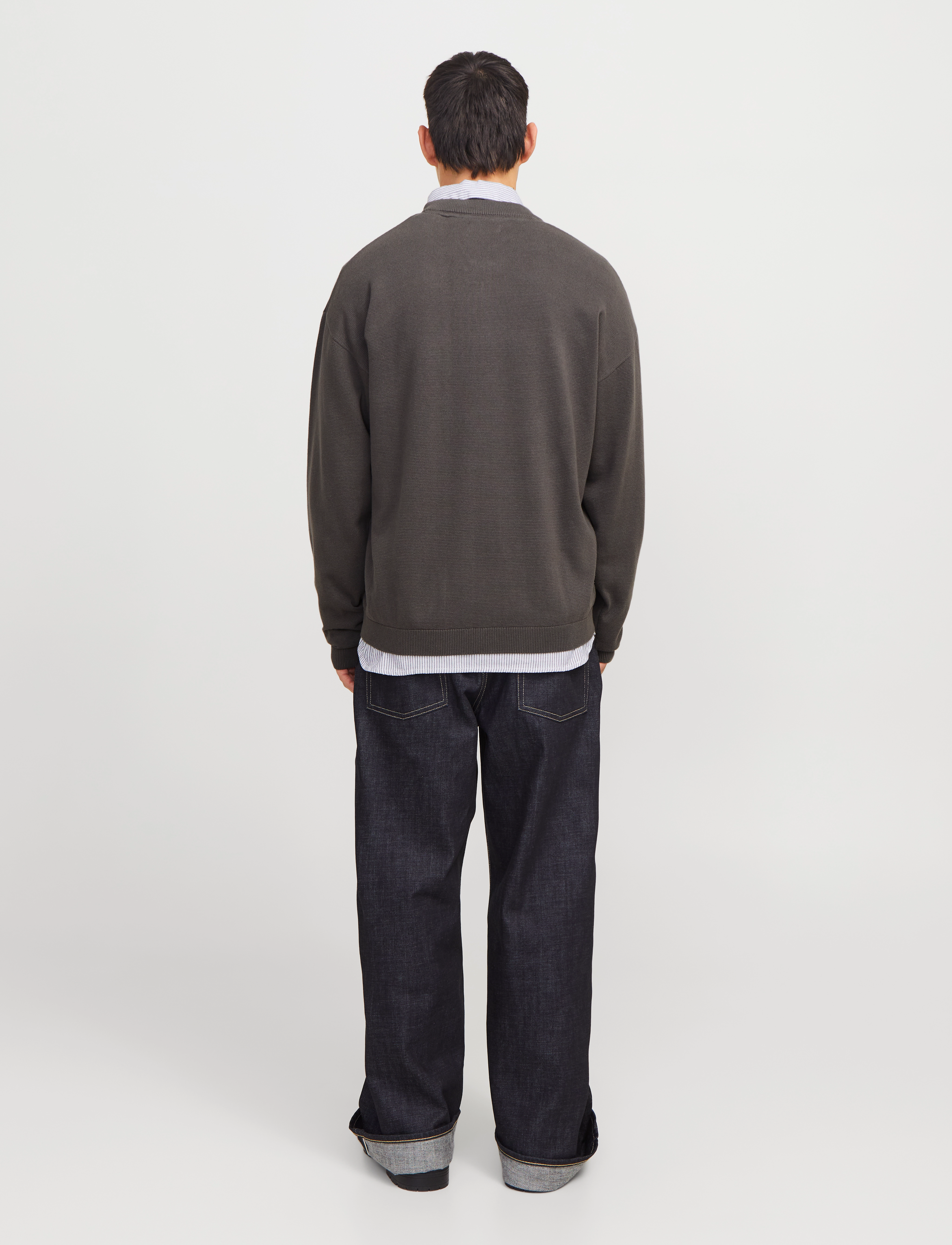 Jack & Jones - JJCALVIN KNIT BOMBER CARDIGAN - fullzip strik - castlerock - 2