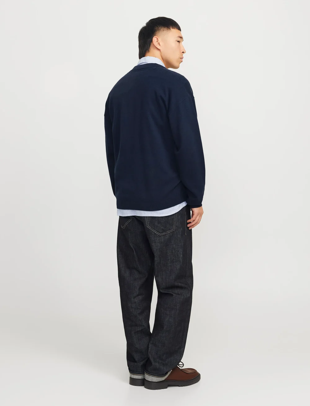Jack & Jones - JJCALVIN KNIT BOMBER CARDIGAN - kardiganid - sky captain - 2