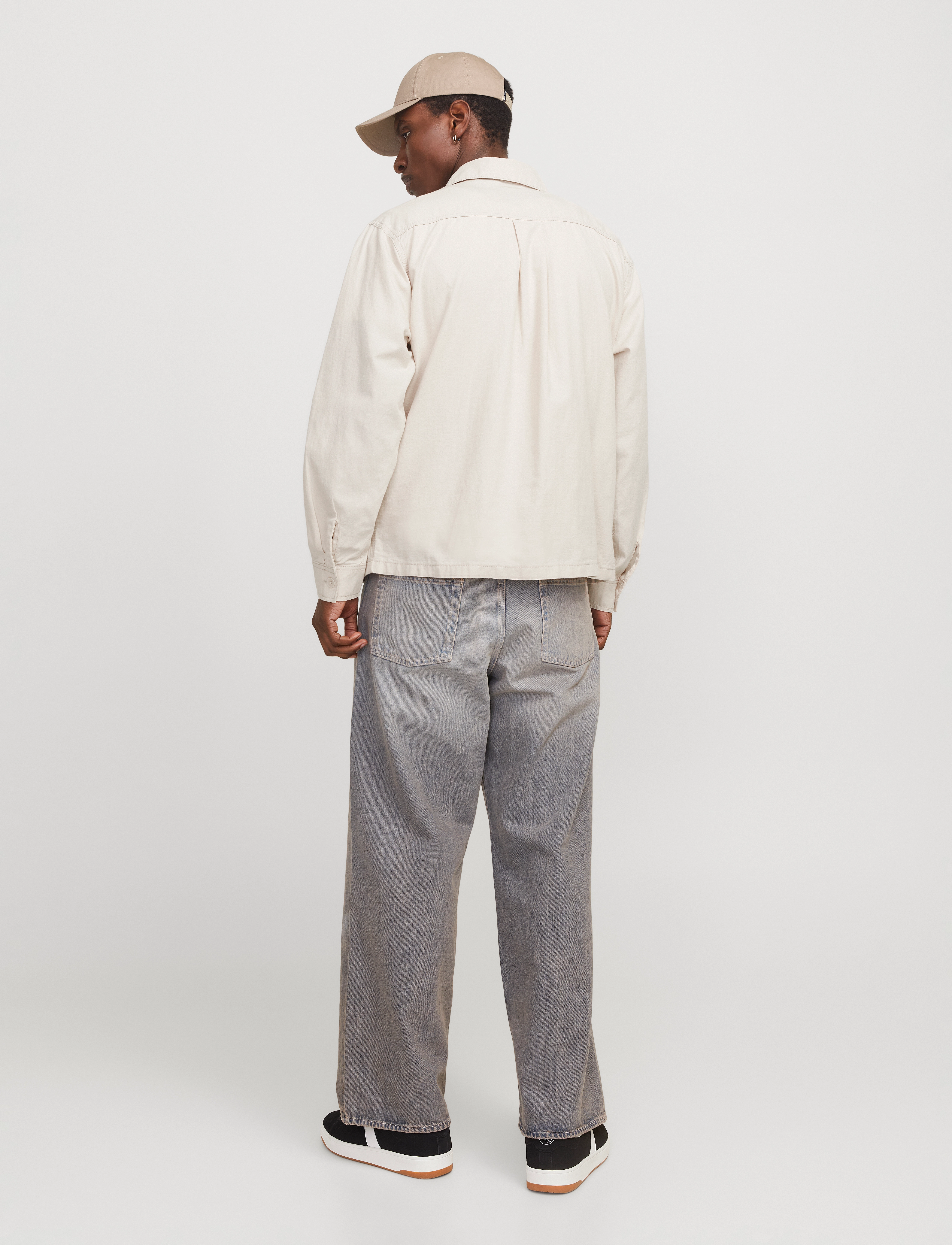 Jack & Jones - JJEURBAN EDGE OVERSHIRT LS SN - moonbeam - 2