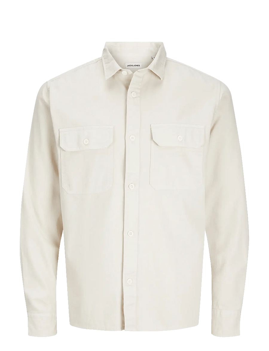 Jack & Jones - JJETRAVIS SHIRT LS NOOS - jeanshemden - moonbeam - 1