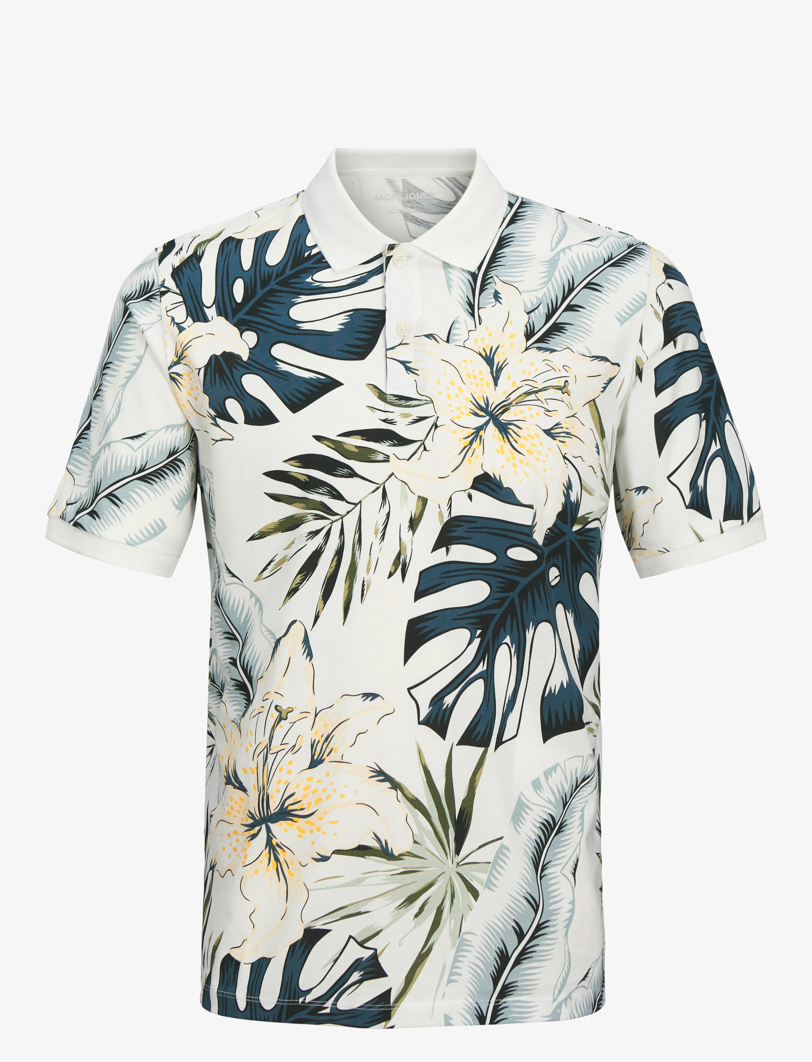 Jack & Jones JJHAWAII AOP POLO SS - Jack & Jones - CLOUD DANCER / blue