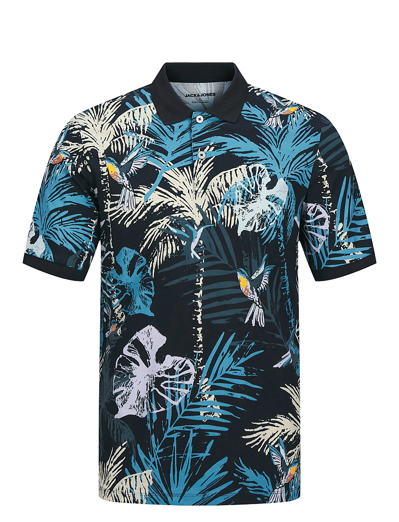 Jack & Jones - JJHAWAII AOP POLO SS - kortärmade pikéer - sky captain - 1