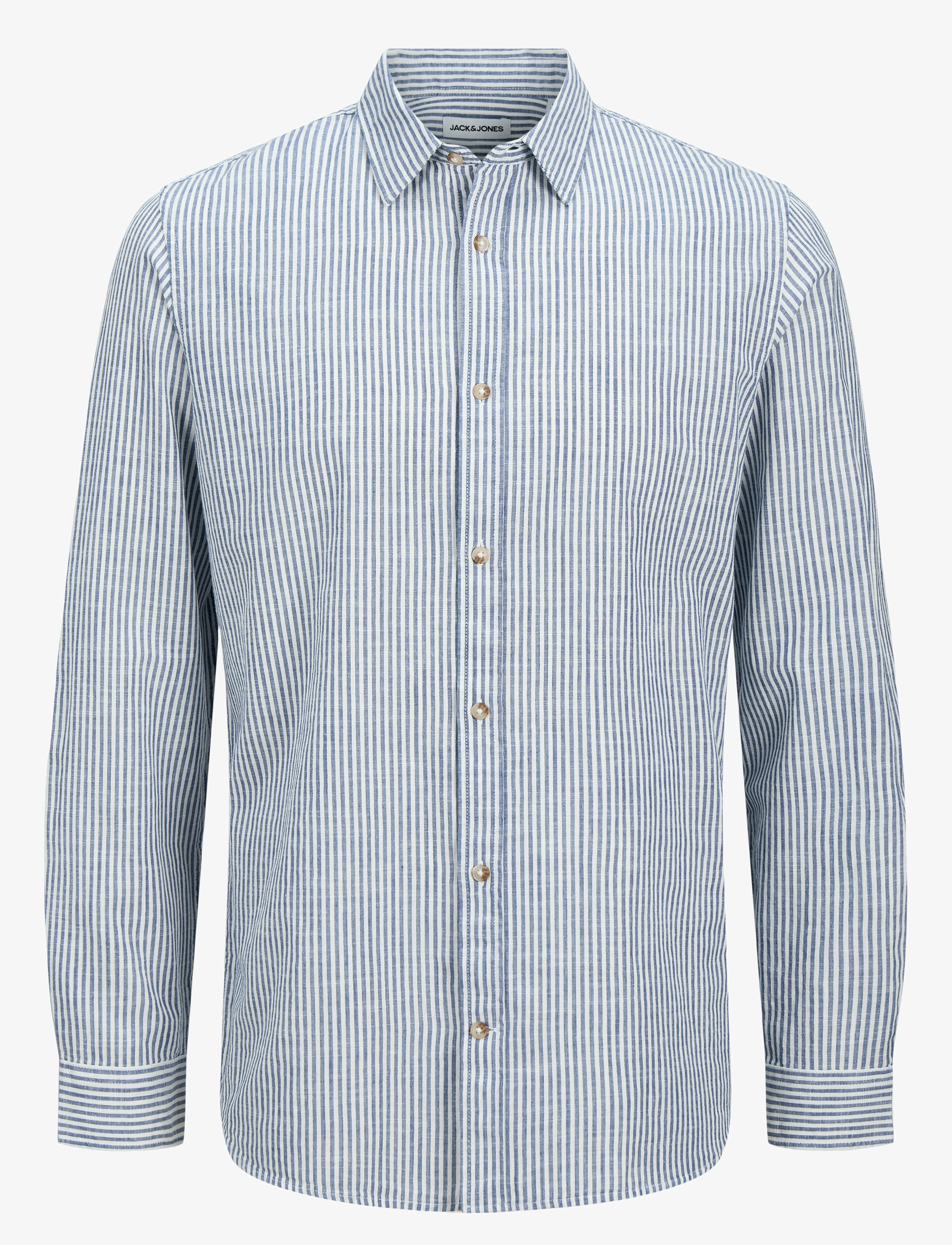 Jack & Jones - JJESUMMER SHIRT LS SN - linased särgid - infinity - 1