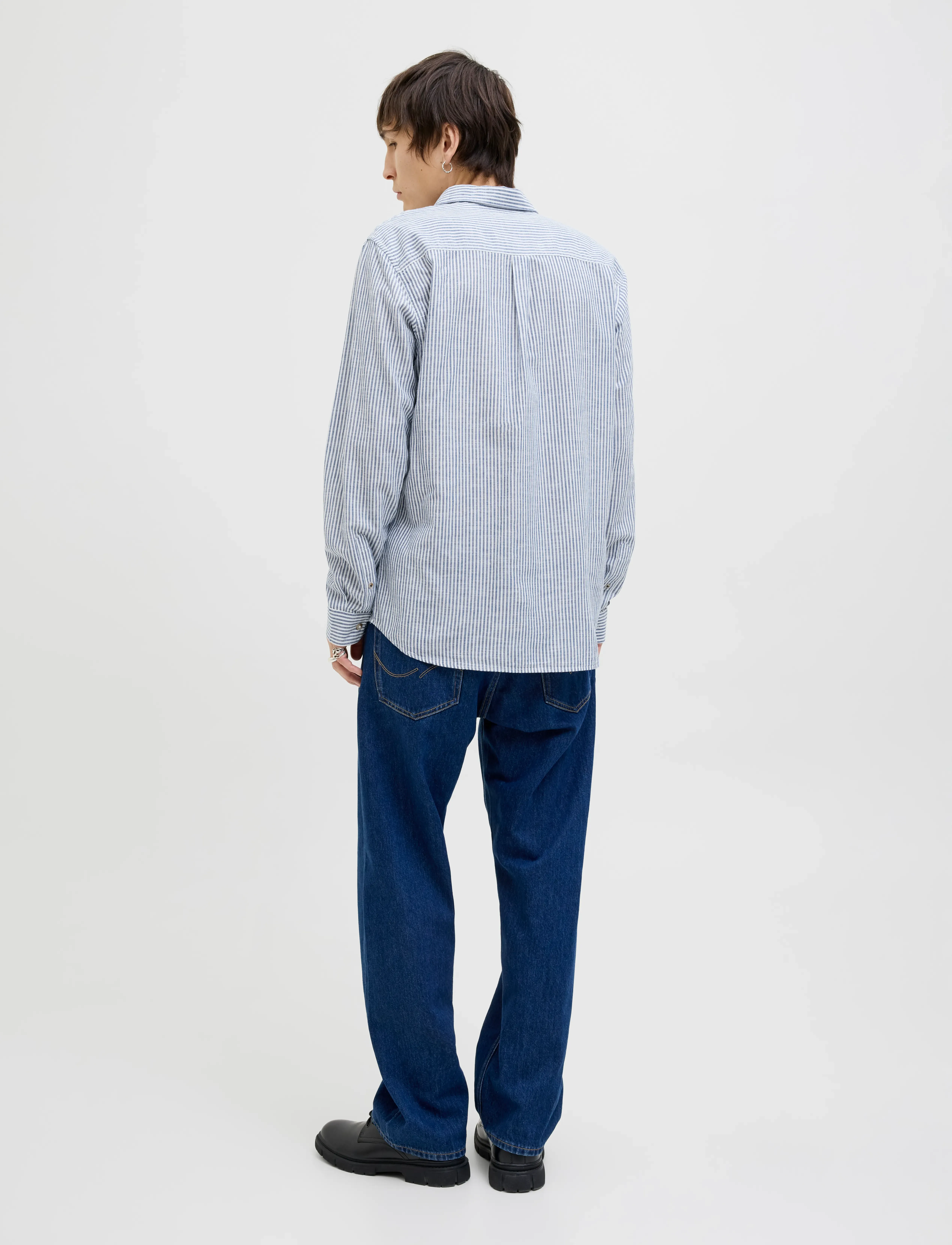 Jack & Jones - JJESUMMER SHIRT LS SN - linased särgid - infinity - 2