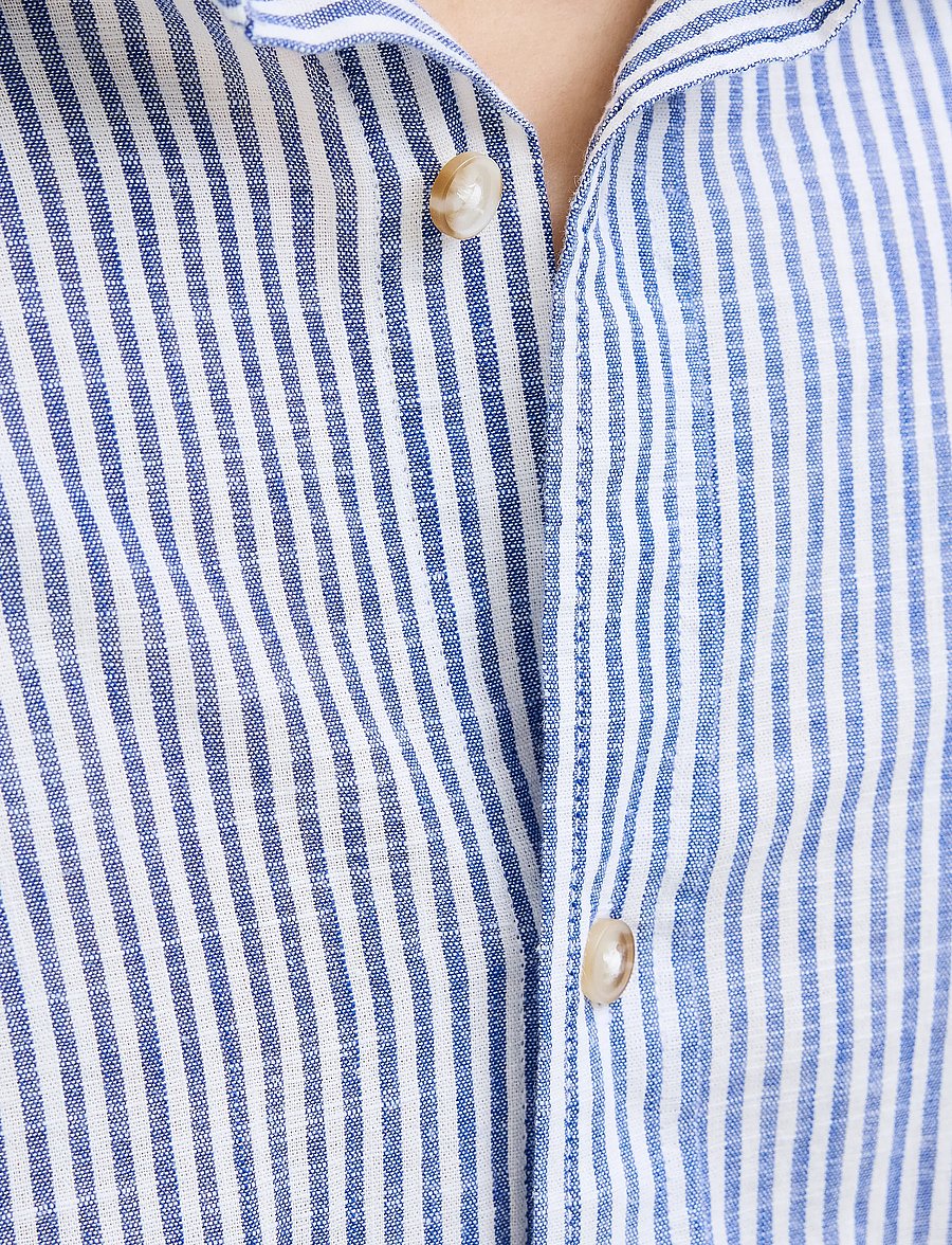 Jack & Jones - JJESUMMER SHIRT LS SN - linased särgid - infinity - 4