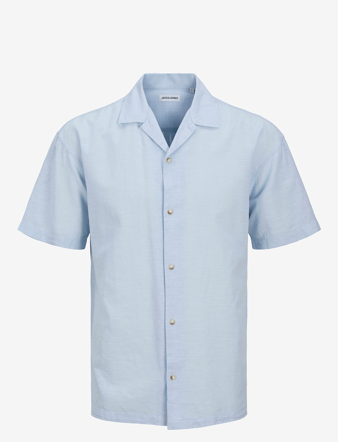 Jack & Jones - JJESUMMER RESORT SHIRT SS SN - linased särgid - chambray blue - 1