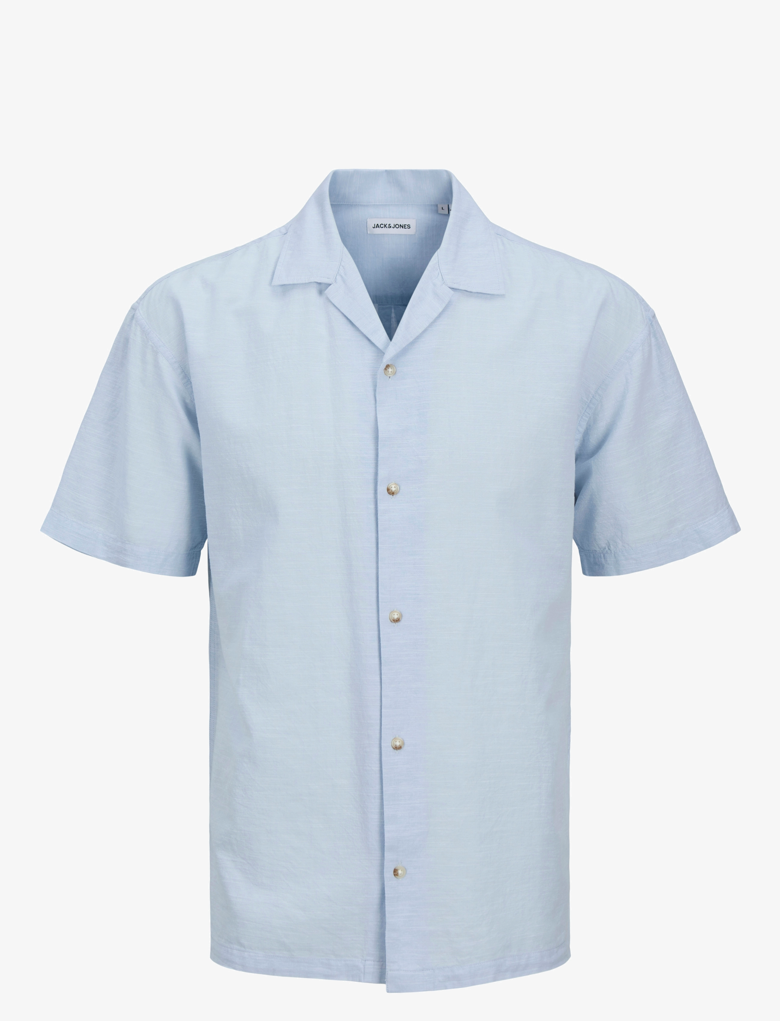 Jack & Jones JJESUMMER RESORT SHIRT SS SN - Basic skjortor - CHAMBRAY BLUE / blue