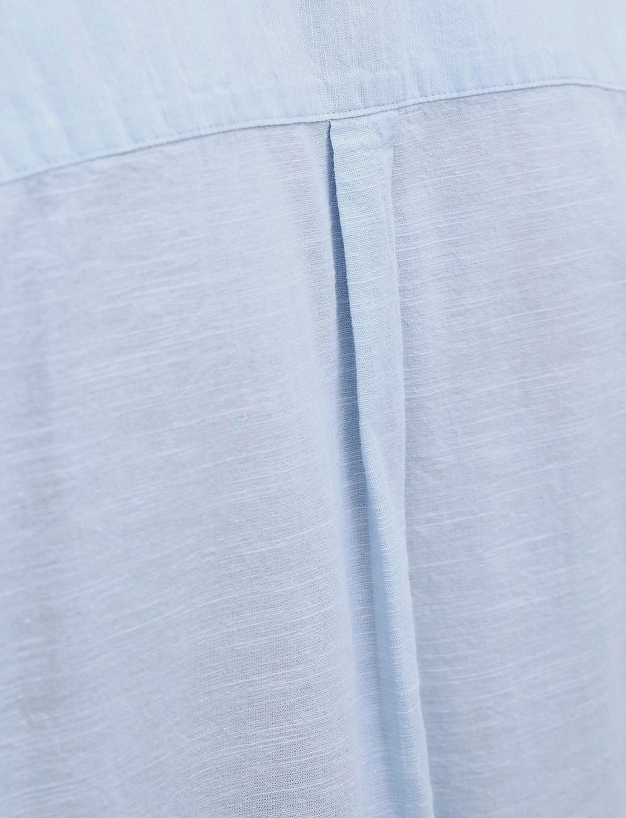 Jack & Jones - JJESUMMER RESORT SHIRT SS SN - leinenhemden - chambray blue - 4