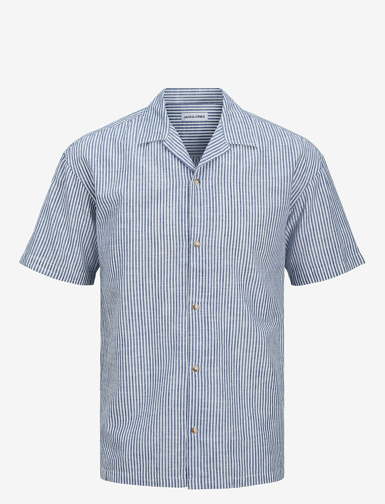 Jack & Jones - JJESUMMER RESORT SHIRT SS SN - hørskjorter - infinity - 1